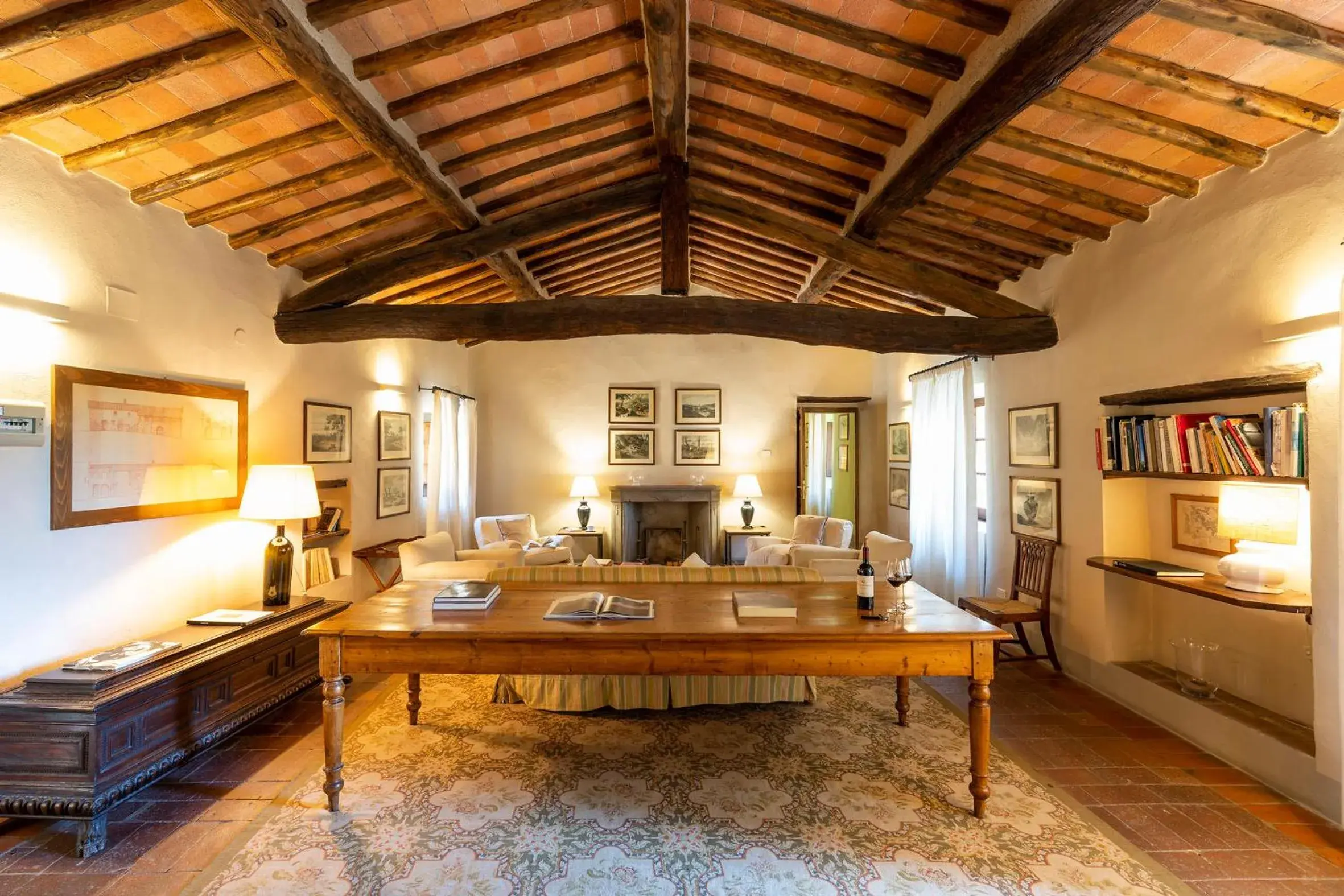 Living room in Castello di Fonterutoli Wine Resort