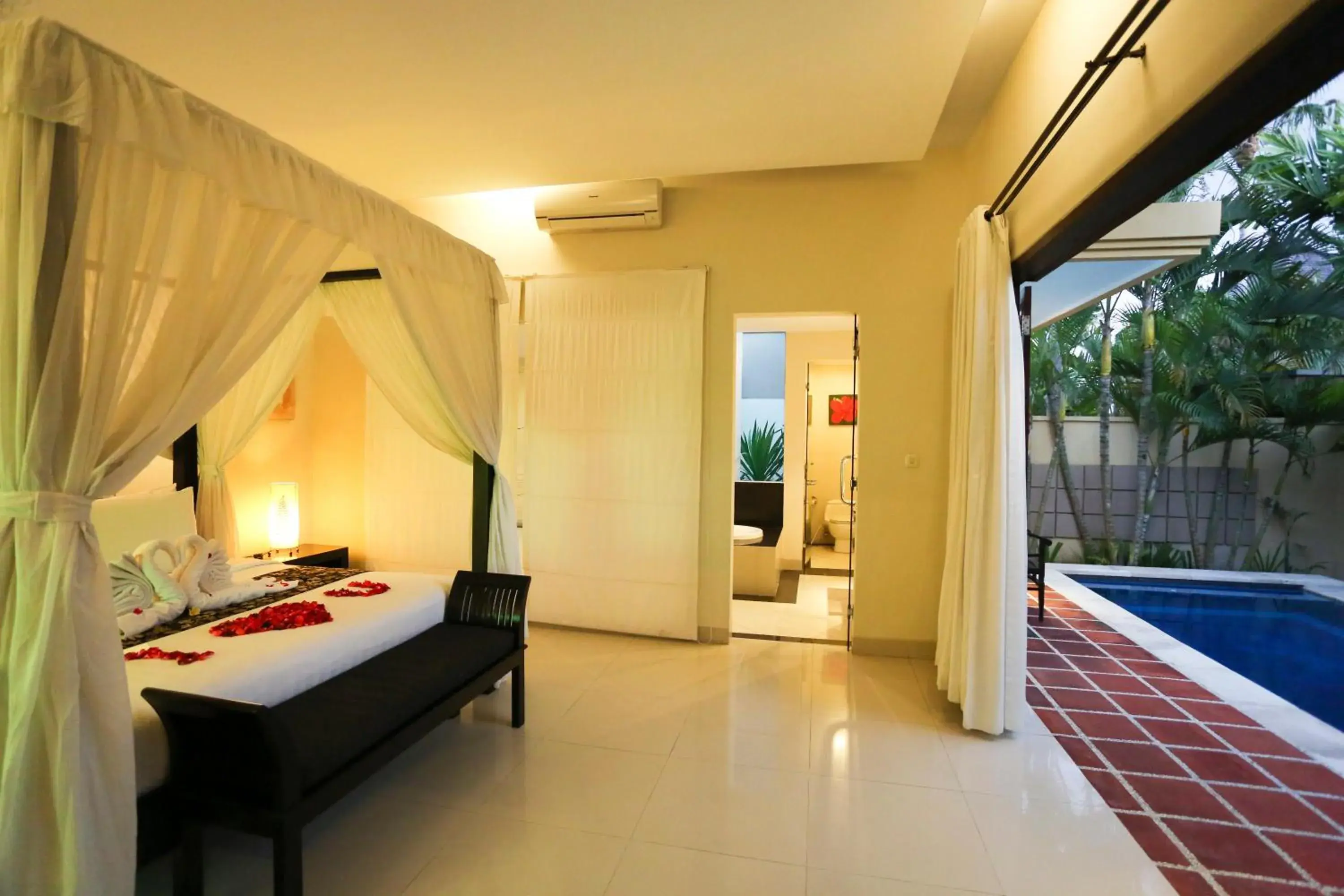 Balcony/Terrace in The Bidadari Villas and Spa