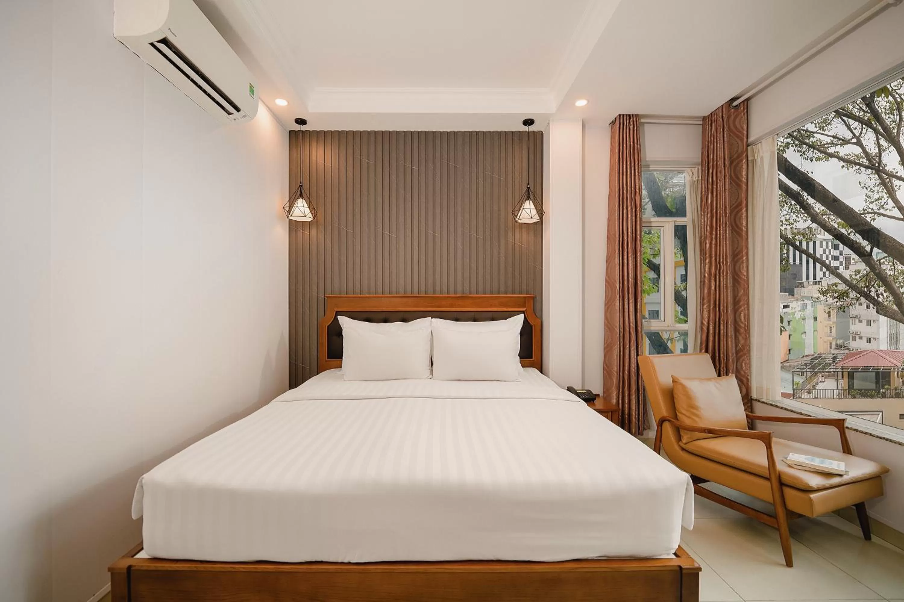 Bed in Tuong Vy Ben Thanh Hotel