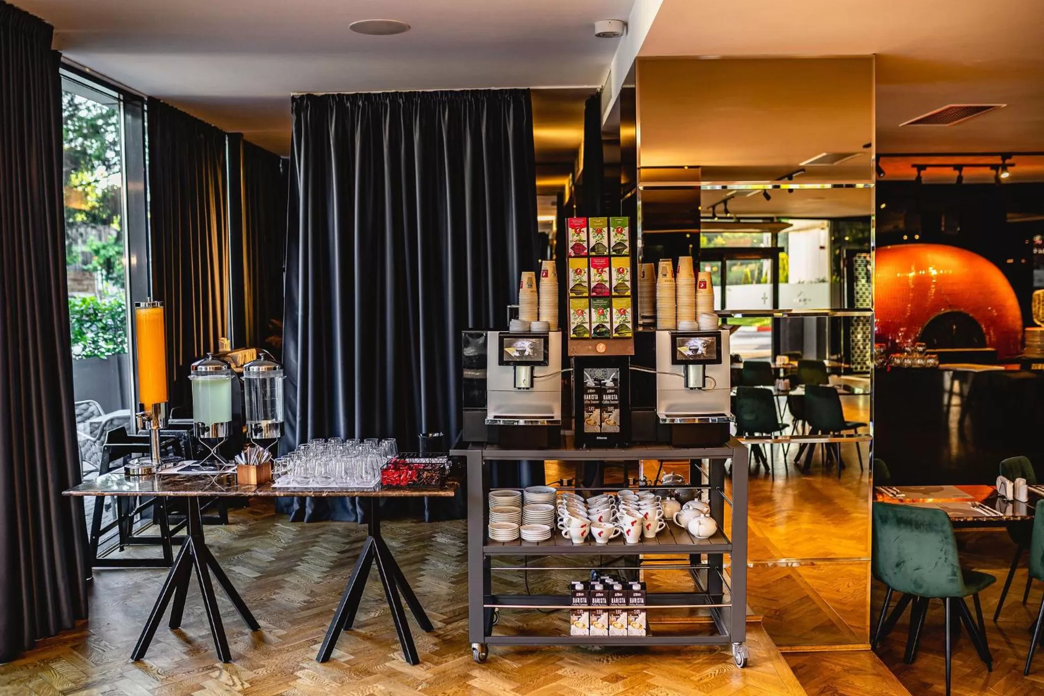 Buffet breakfast in Hermanns Hotel & Spa Sibiu