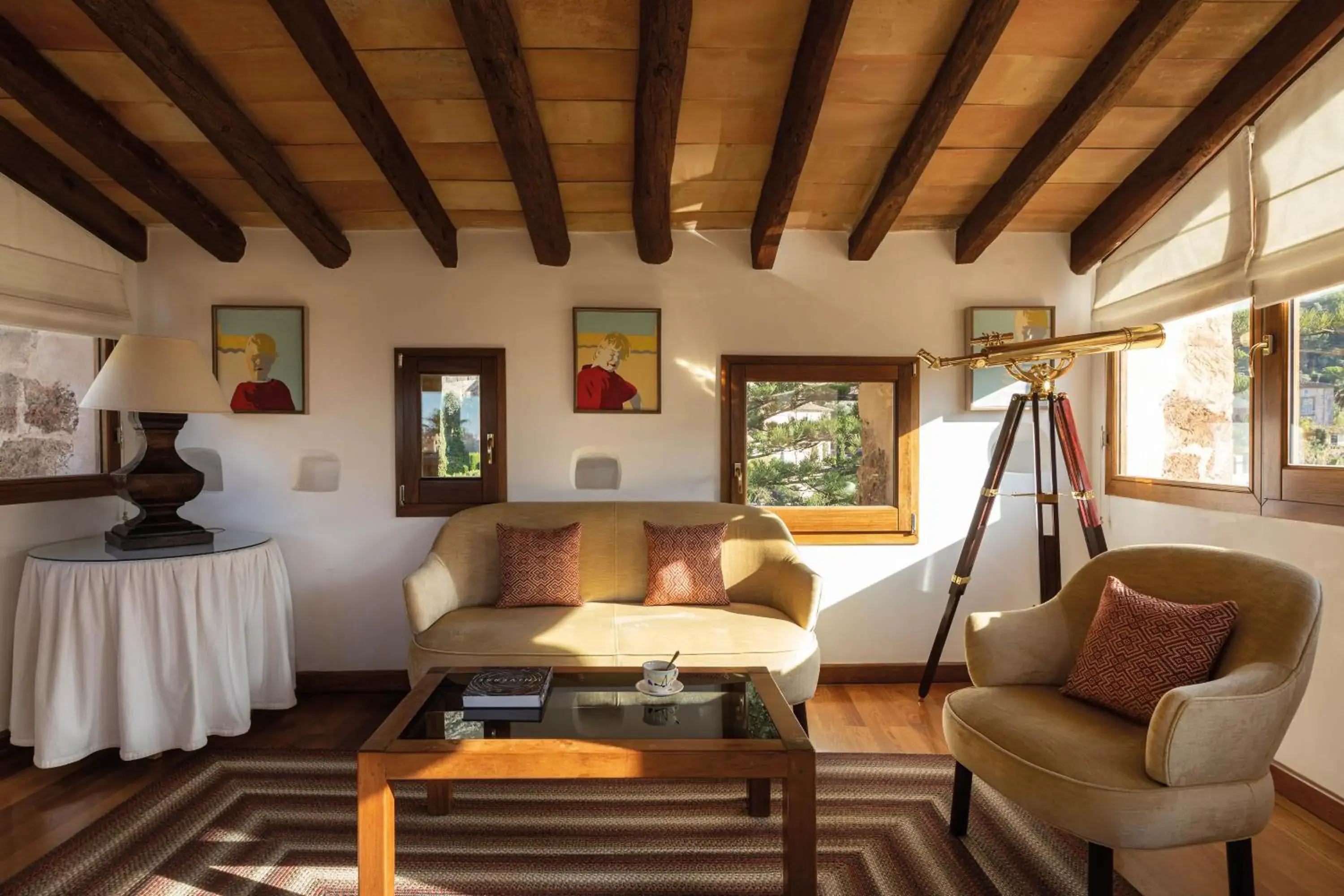 Living room, Seating Area in La Residencia, A Belmond Hotel, Mallorca