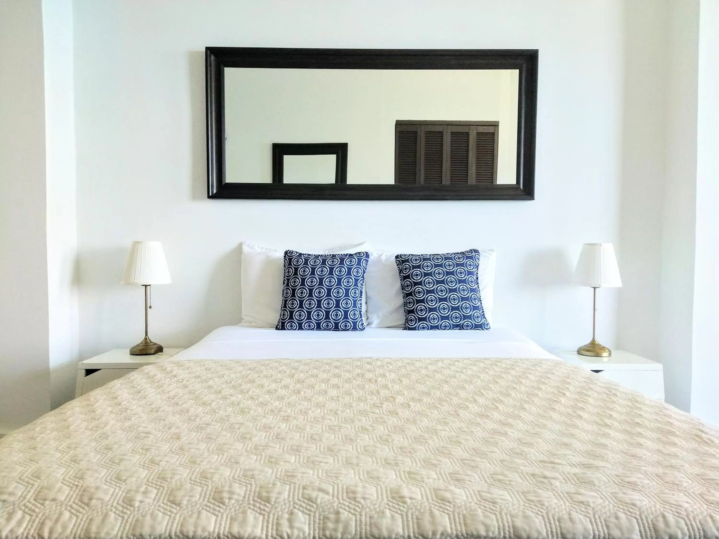 Bed in La Capitana Old San Juan Building