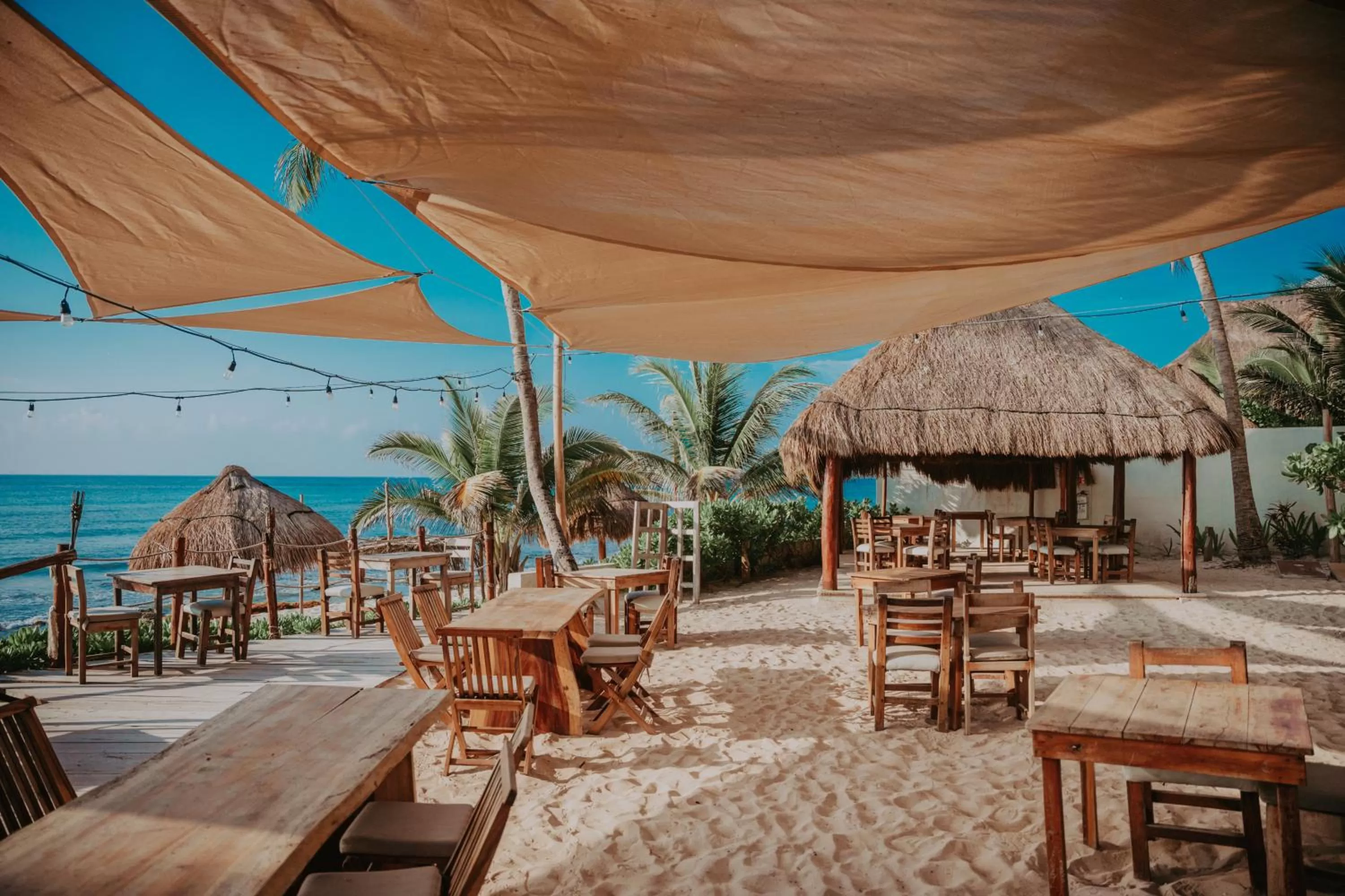 Beach in Petit Lafitte Beach Front Hotel & Bungalows