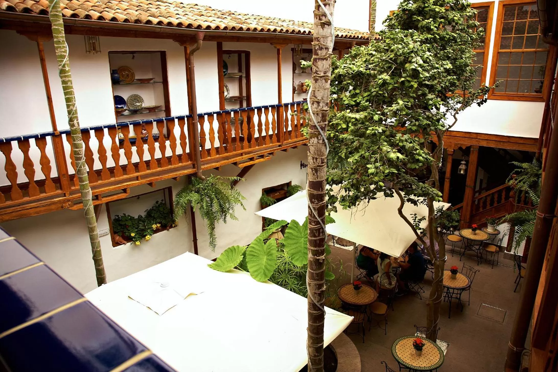Patio in Hotel Emblemático San Agustin