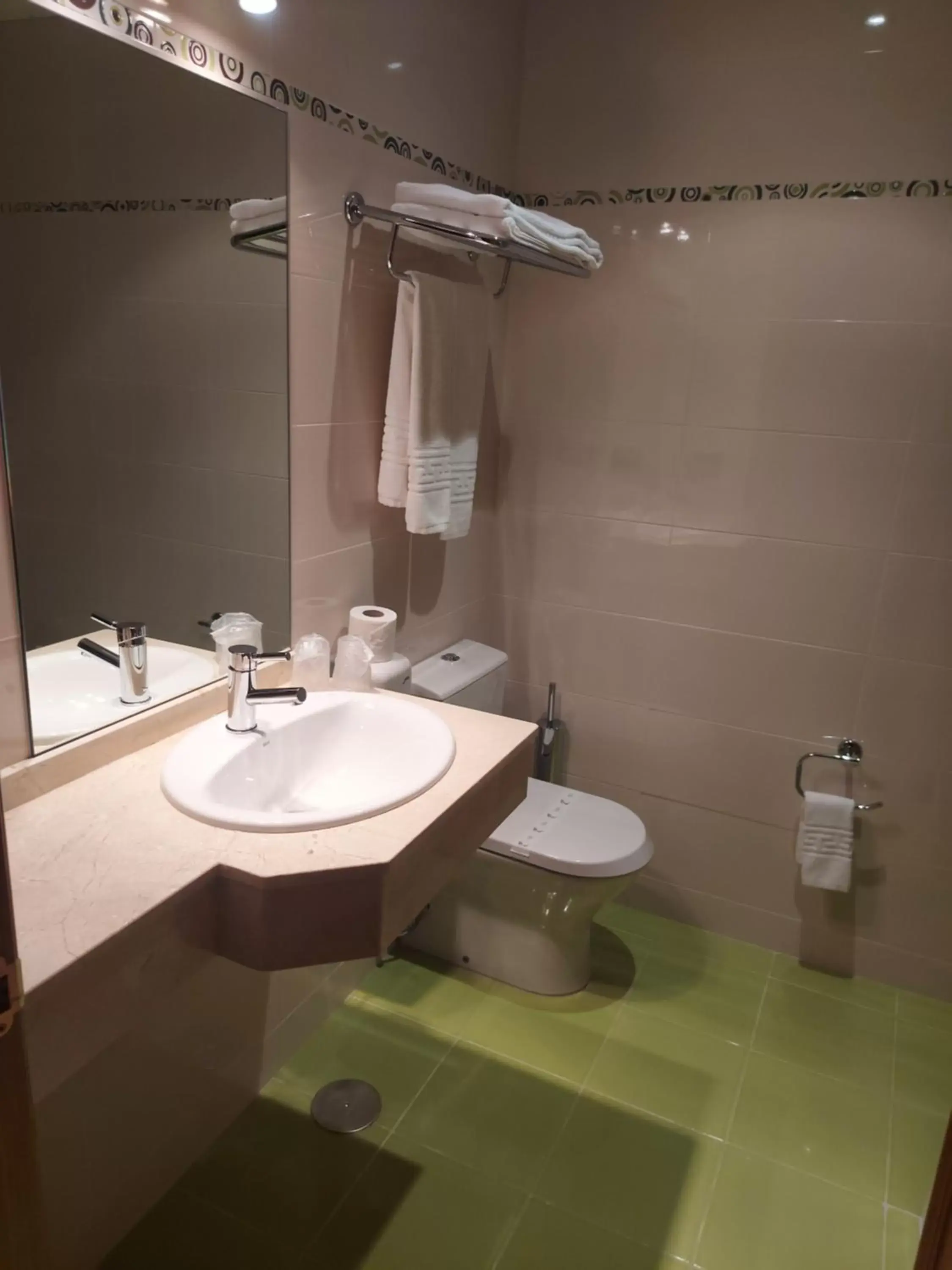 Toilet, Bathroom in Motel Acropolis