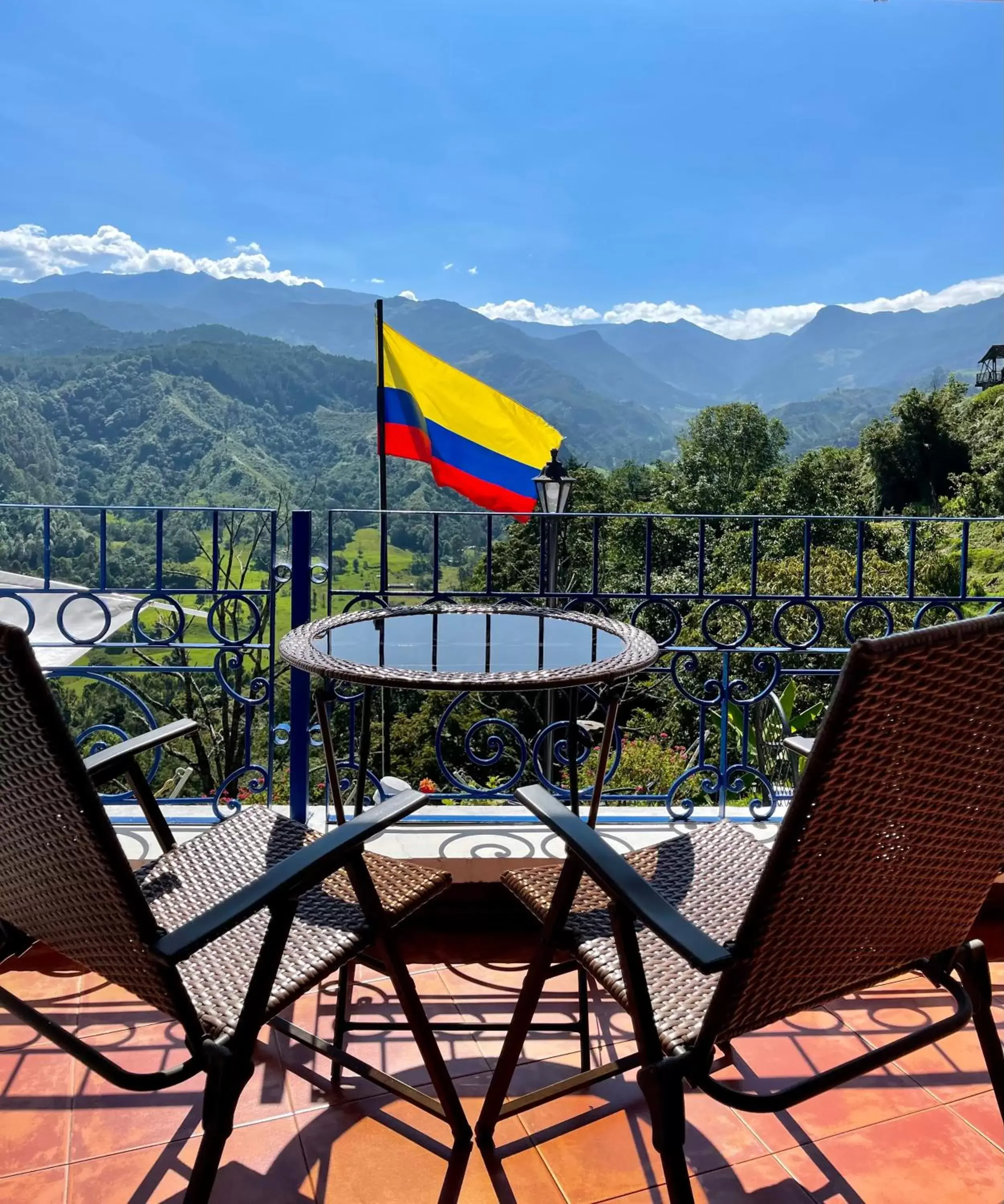 Mountain view in Hotel El Mirador del Cocora