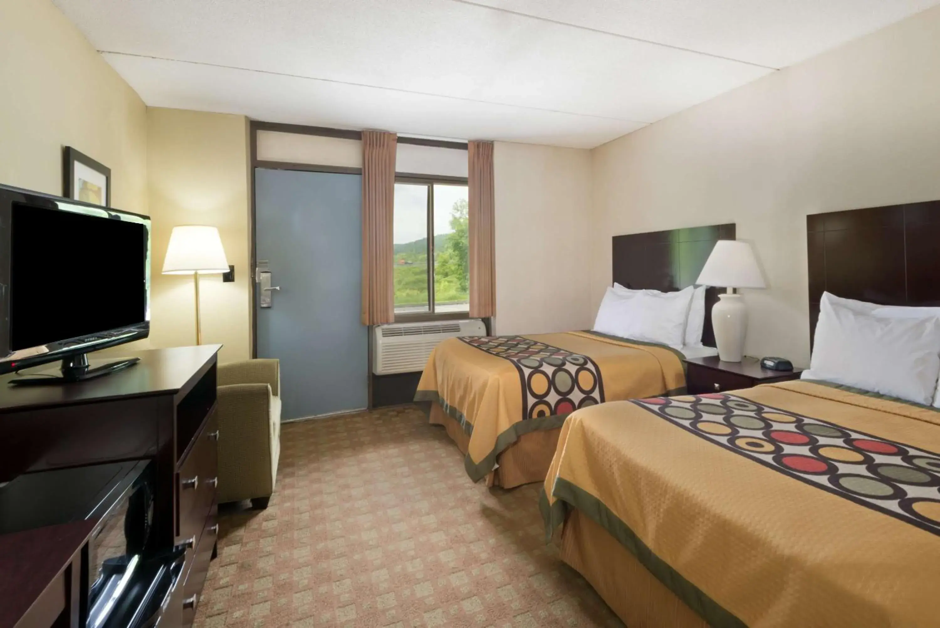 Deluxe Double Room with Two Double Beds - Non-Smoking in Super 8 by Wyndham White River Junction