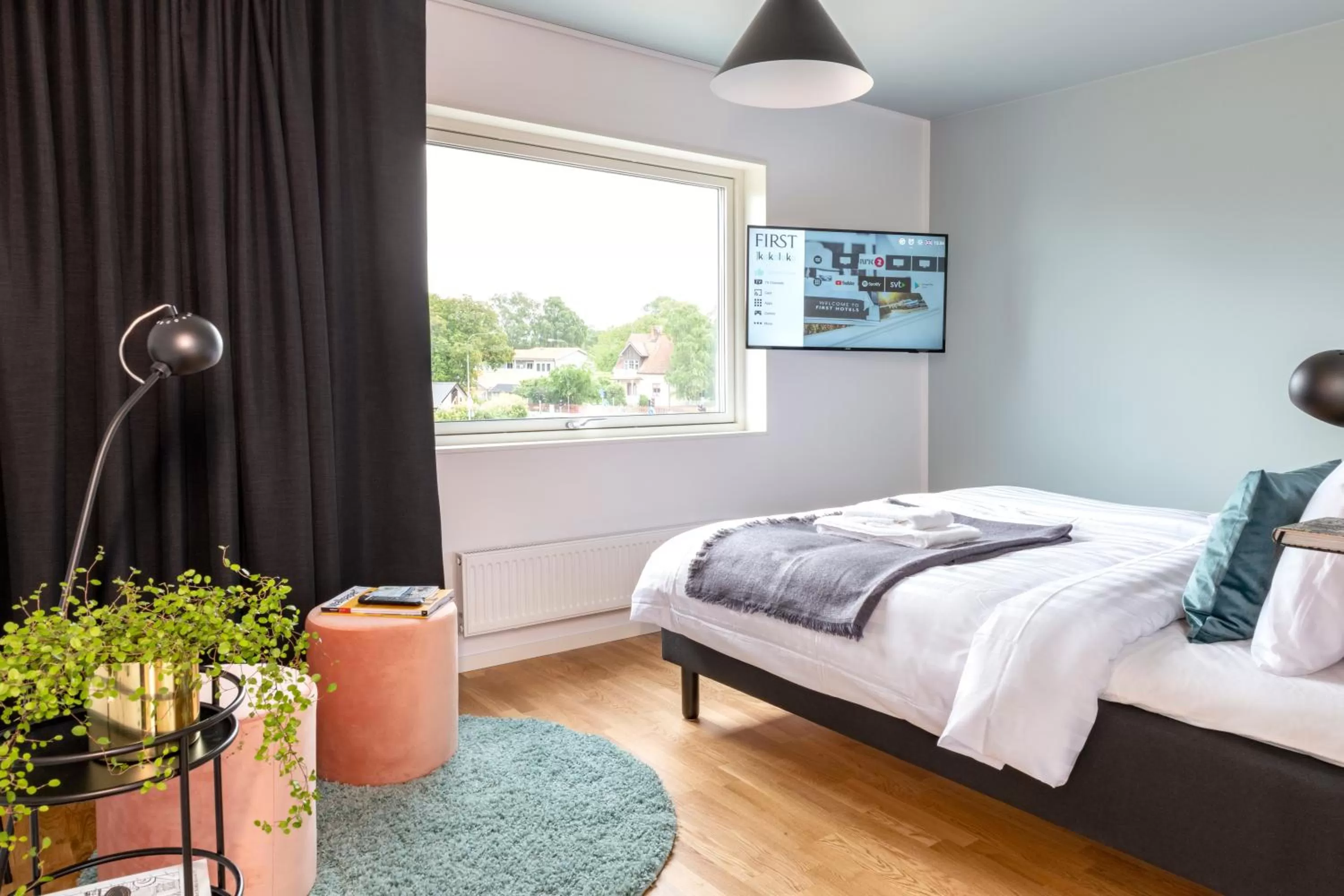 Bed in First Hotel Kokoloko