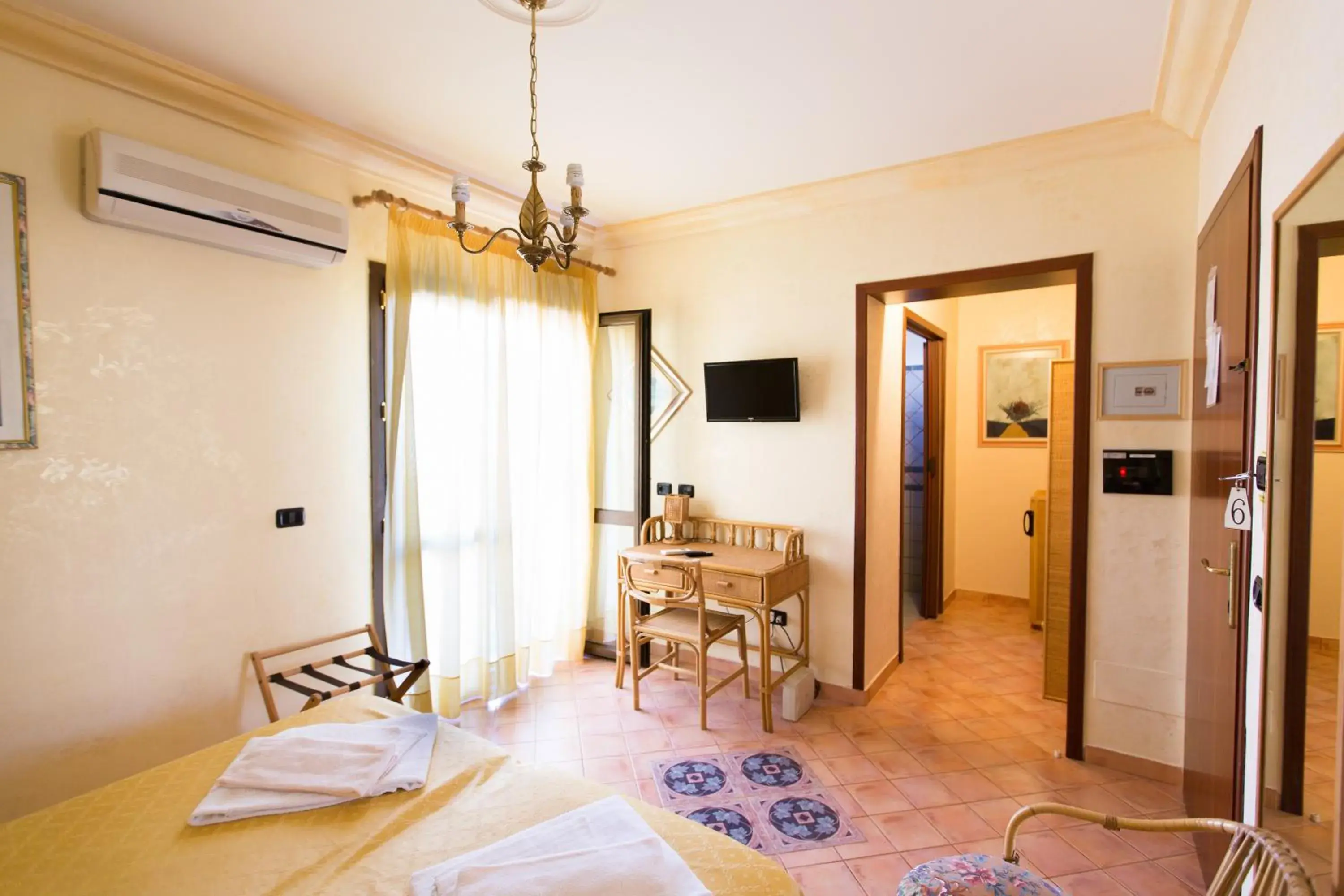 Bed in Triscinamare Hotel Residence Bed in Triscinamare Hotel Residence