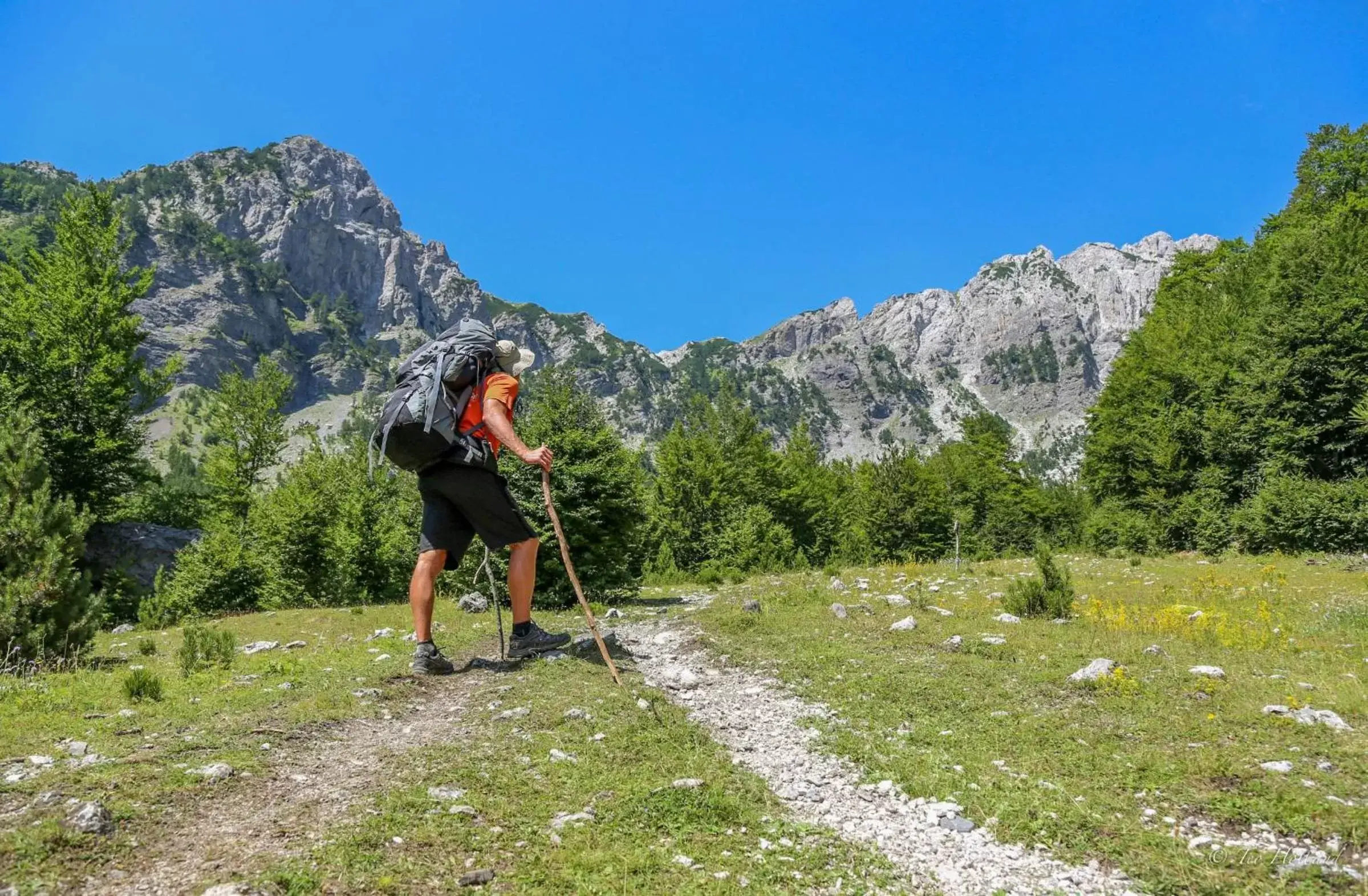 Mountain view in Hotel Bicaj