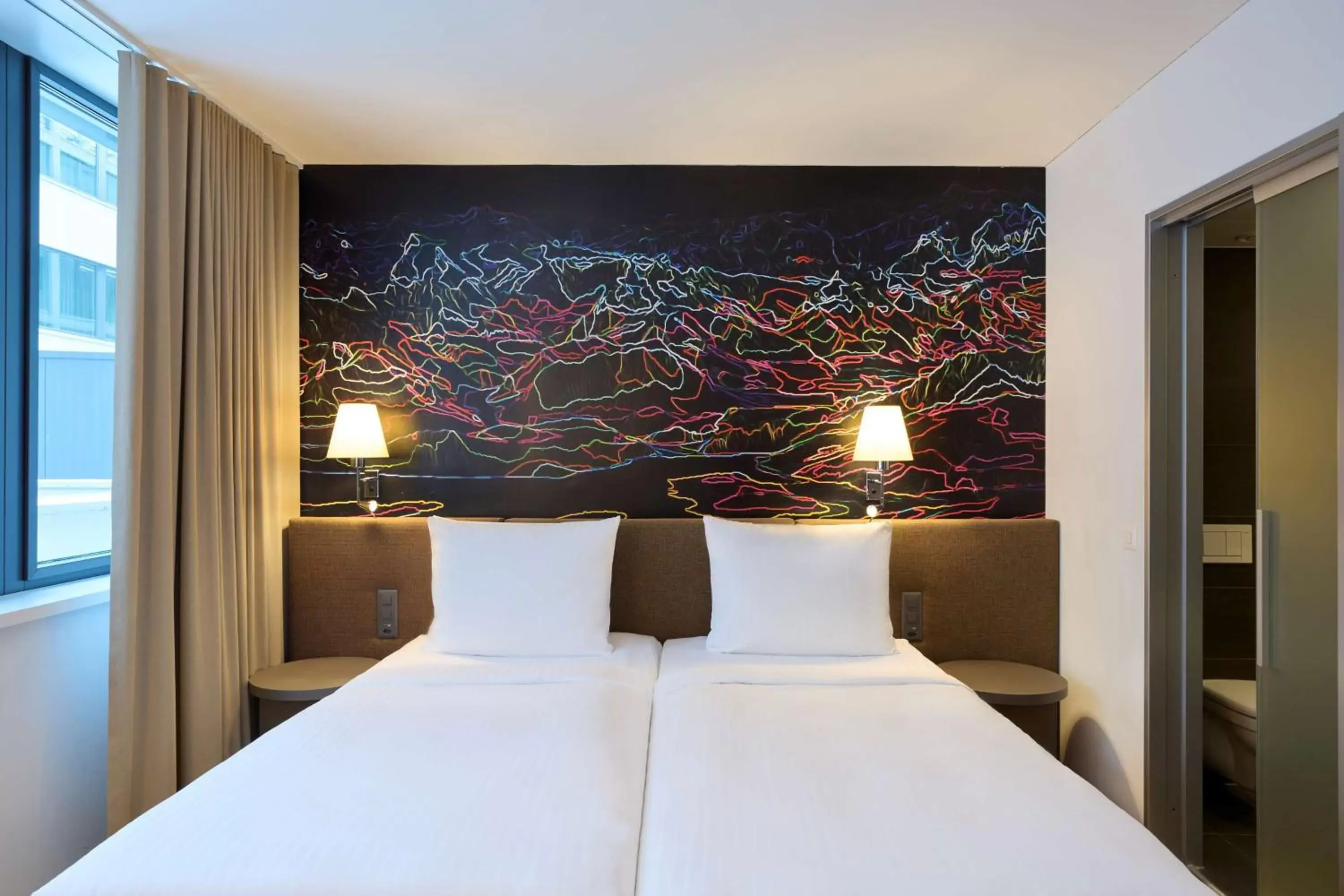 Bedroom, Bed in Radisson Blu Hotel, Lucerne