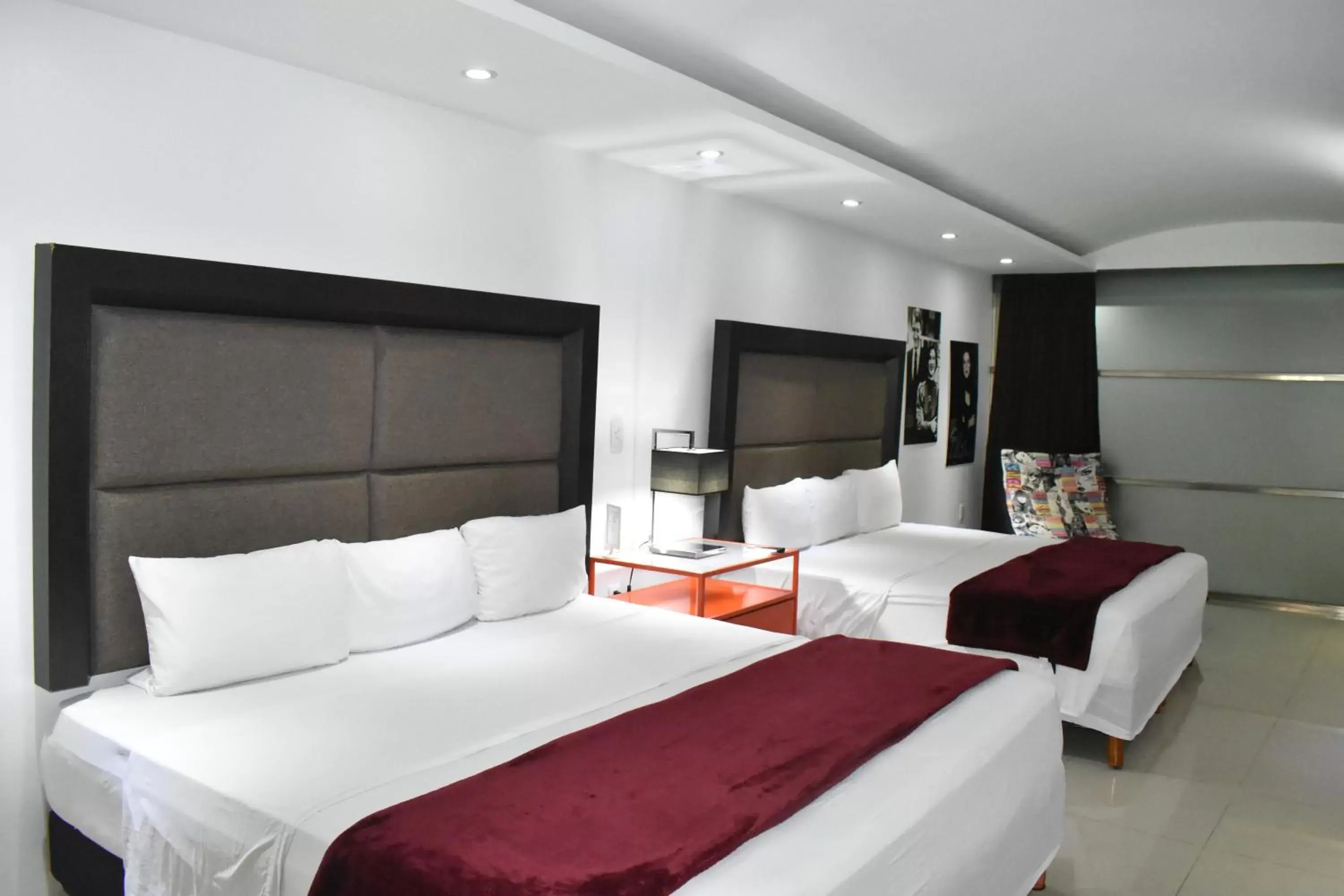 Bed in Spazio Boutique Hotel