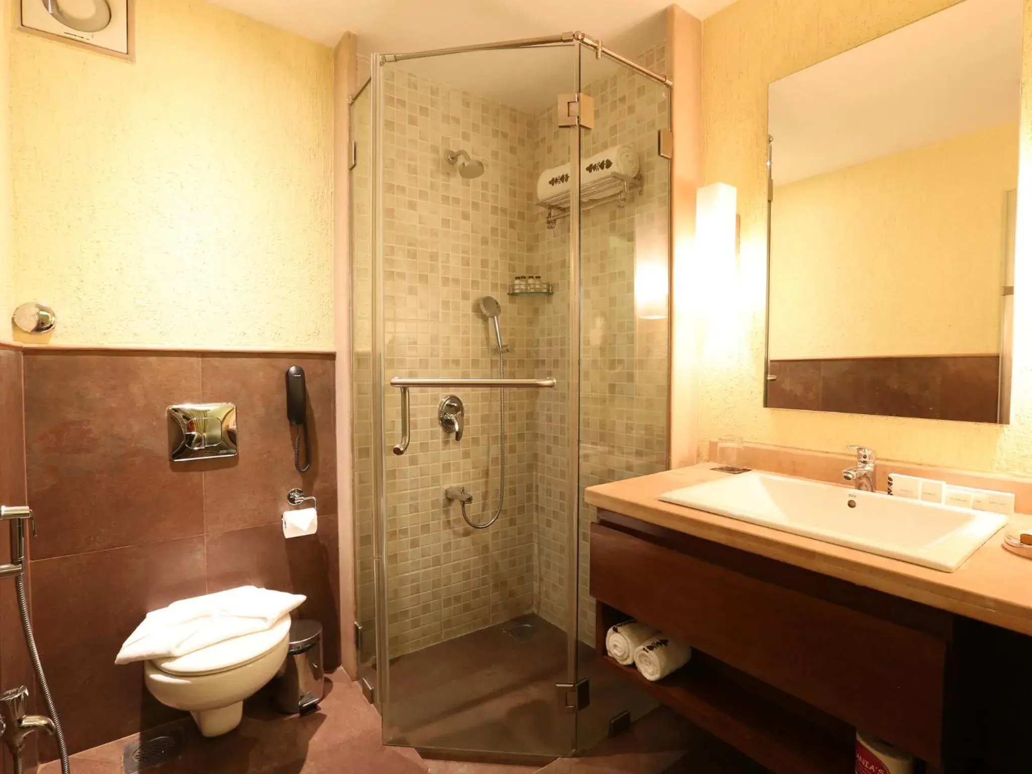 Bathroom in Deltin Suites