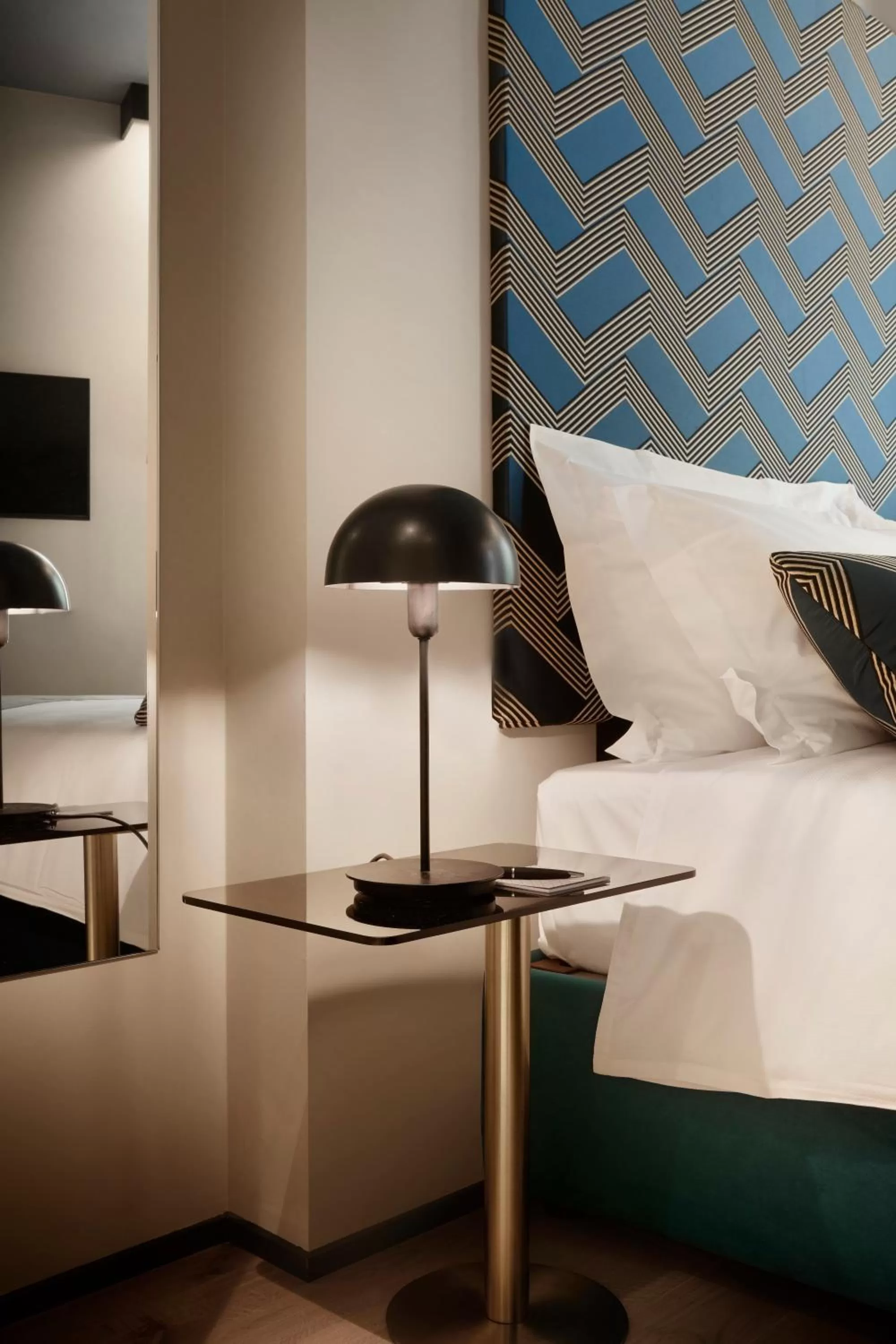 Bed in Speronari Suites