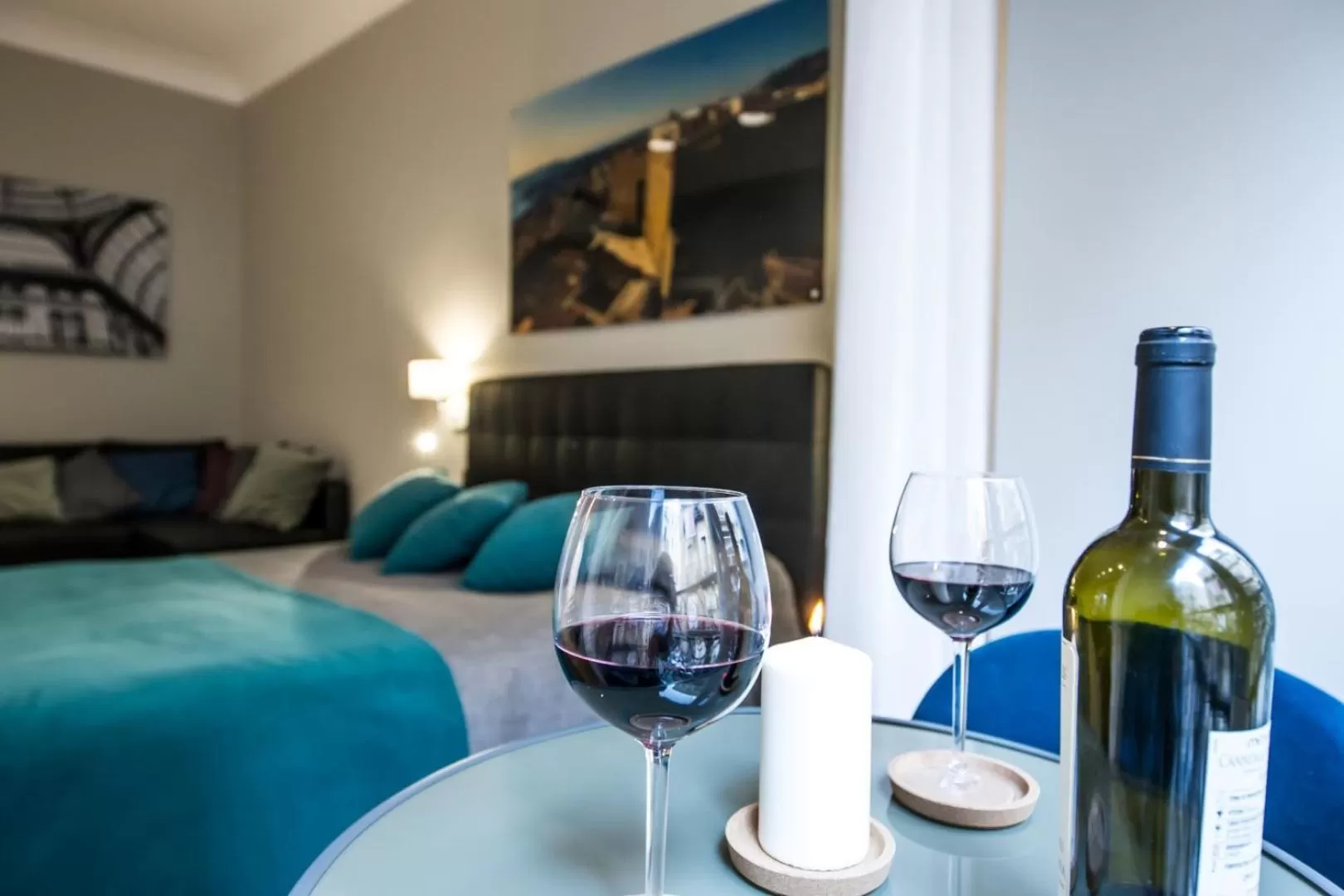 Bedroom, Bed in B&B Art House