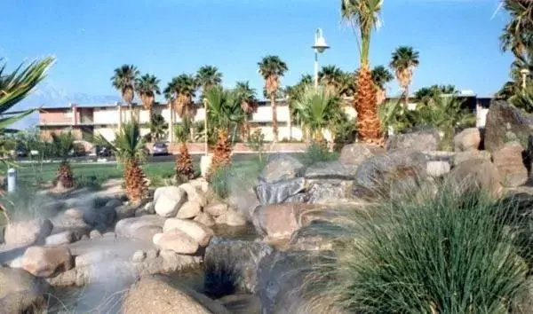 Decorative detail, Garden in Desert Hot Springs Spa Hotel