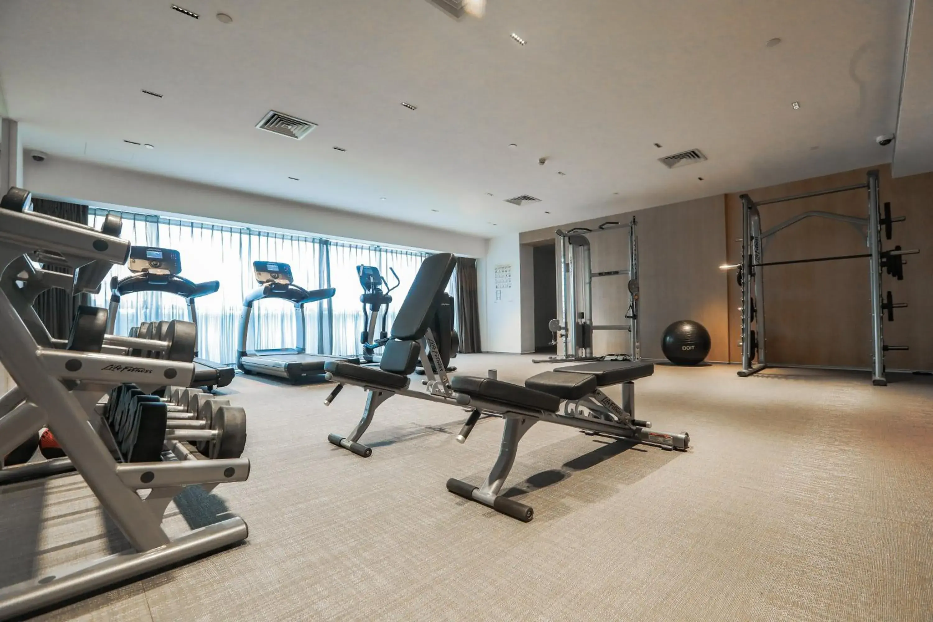 Fitness centre/facilities, Fitness Center/Facilities in Holiday Inn Express Shanghai Songjiang Fangta, an IHG Hotel