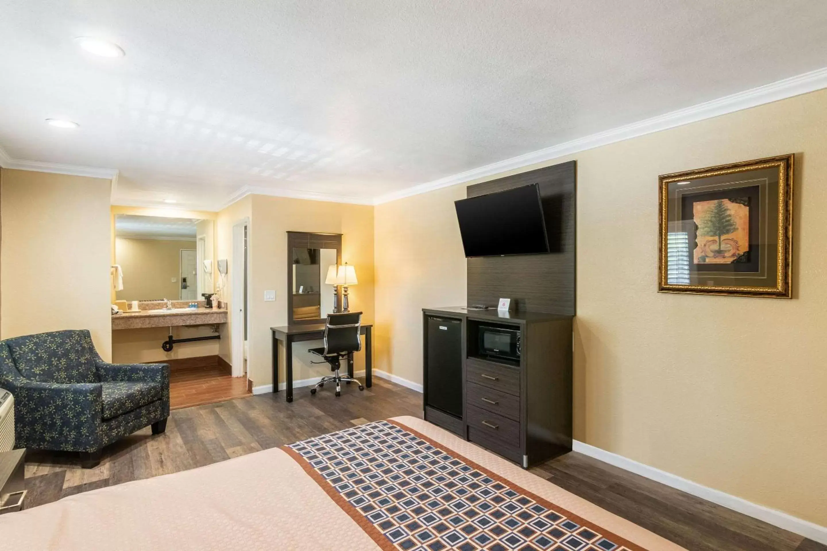 Photo of the whole room, TV/Entertainment Center in Rodeway Inn Artesia Cerritos