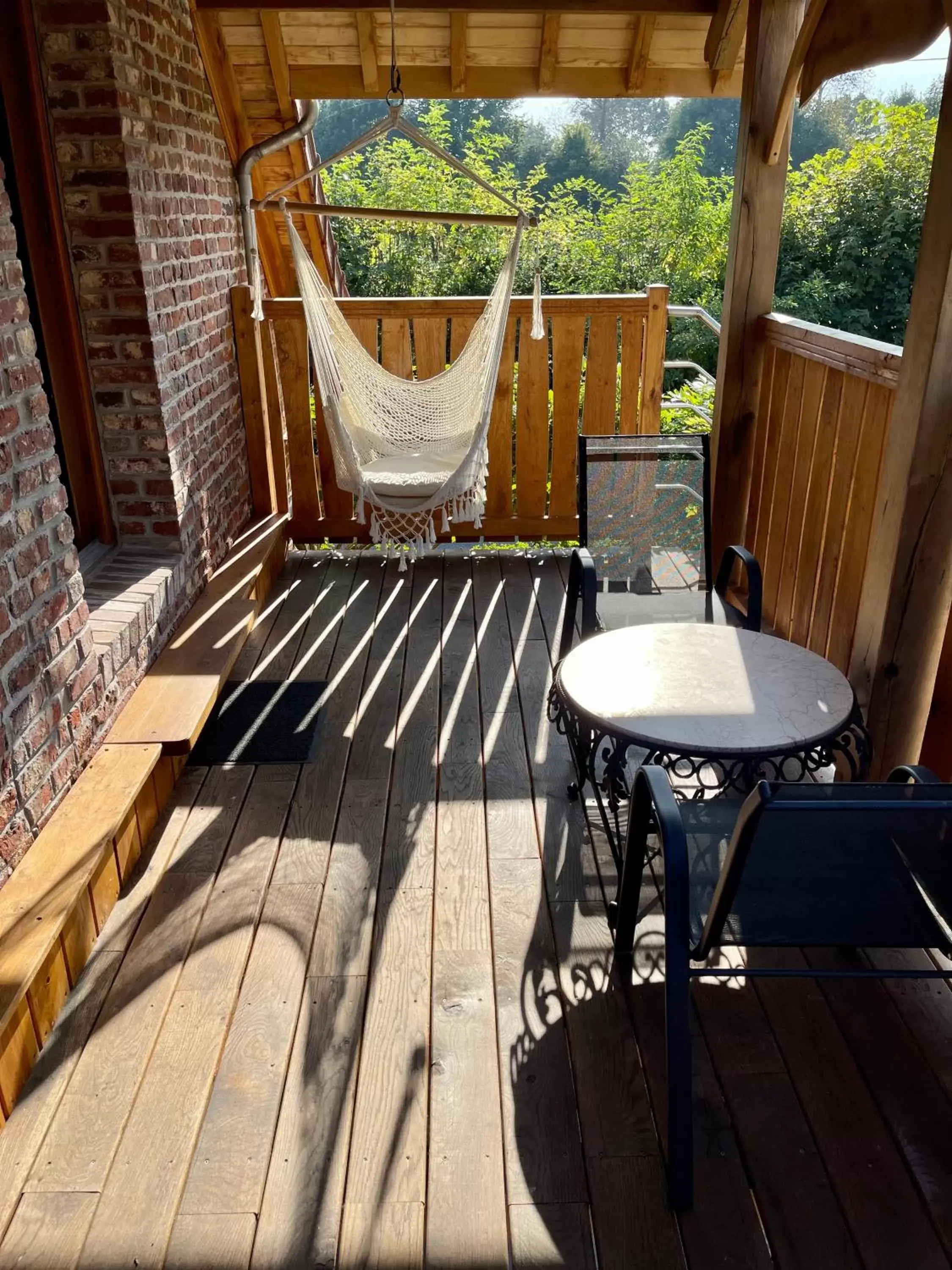 Balcony/Terrace in La Mésangeraie Gîte Chambres d'hôtes