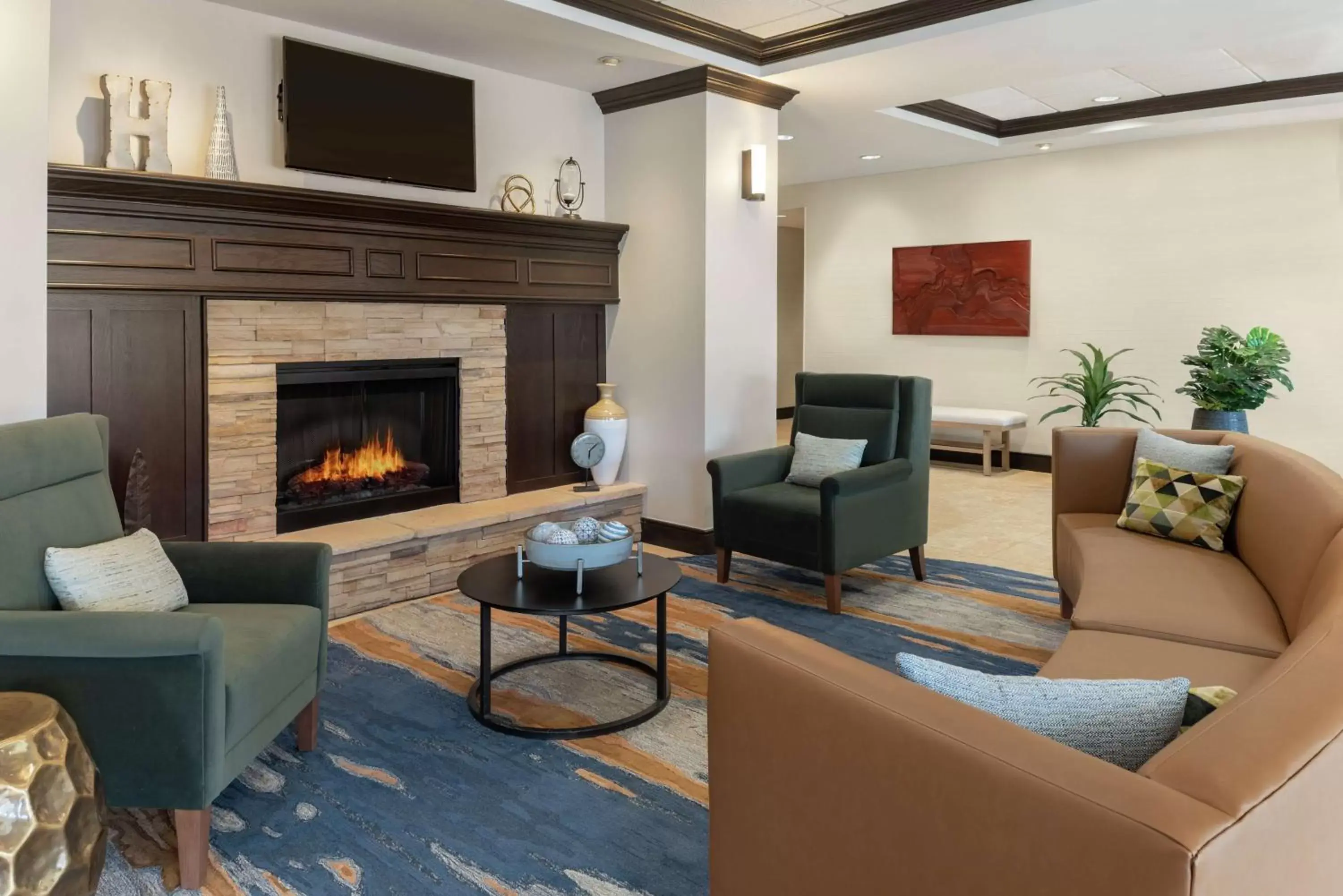 Lobby or reception, Seating Area in Homewood Suites Fort Wayne