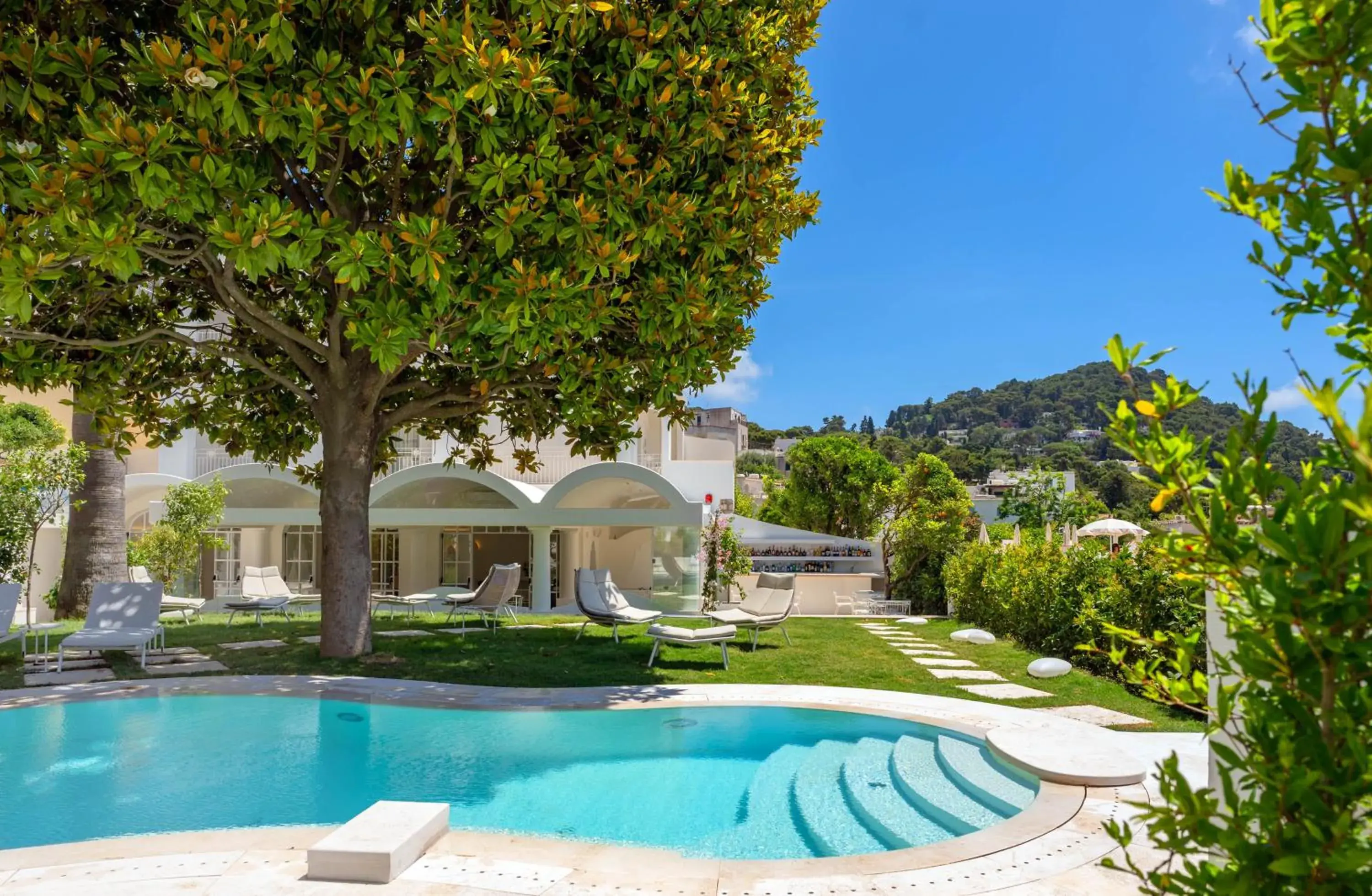 Garden, Swimming Pool in A Pazziella