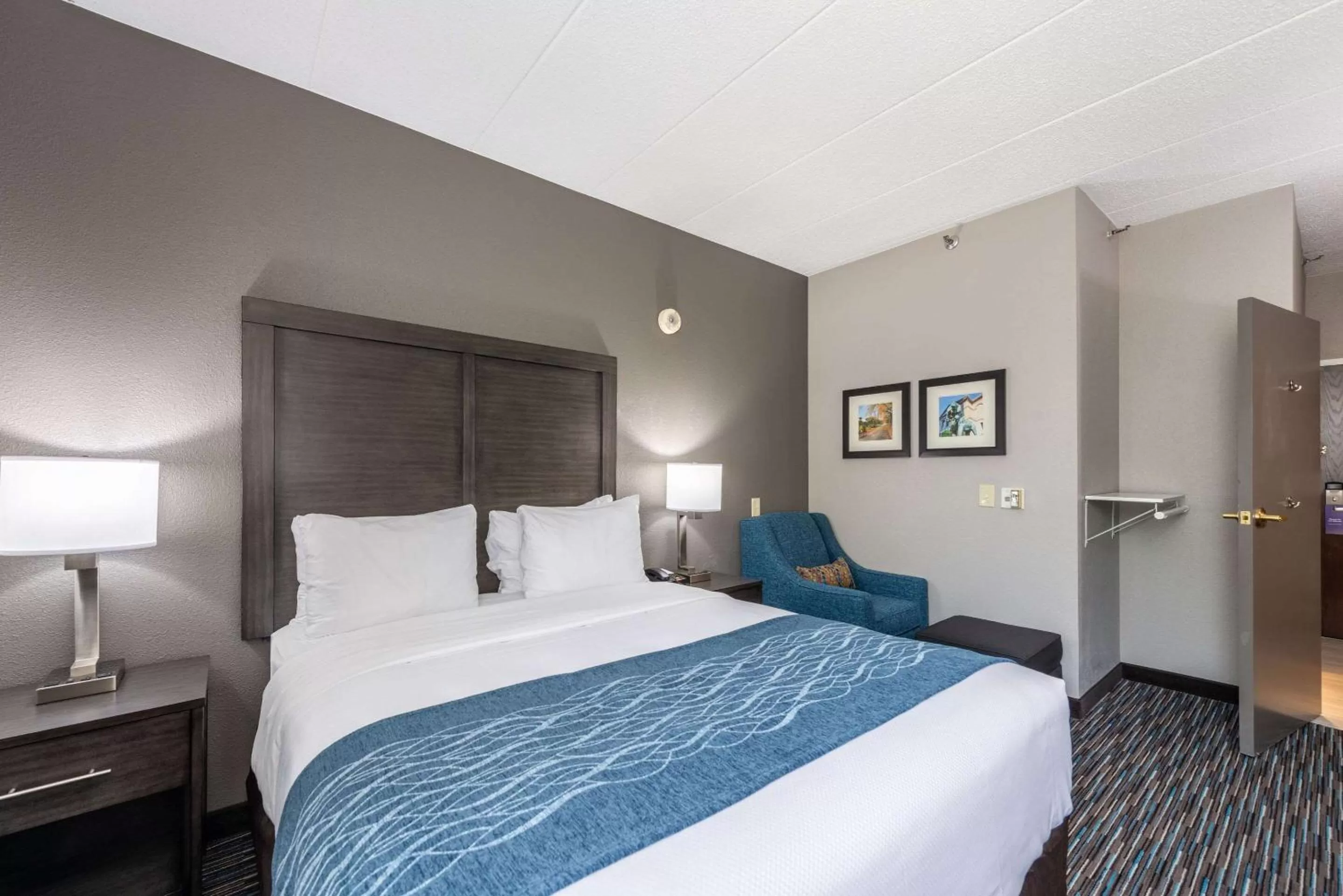 Bedroom, Bed in Comfort Inn Chicago Schaumburg - O'Hare Airport