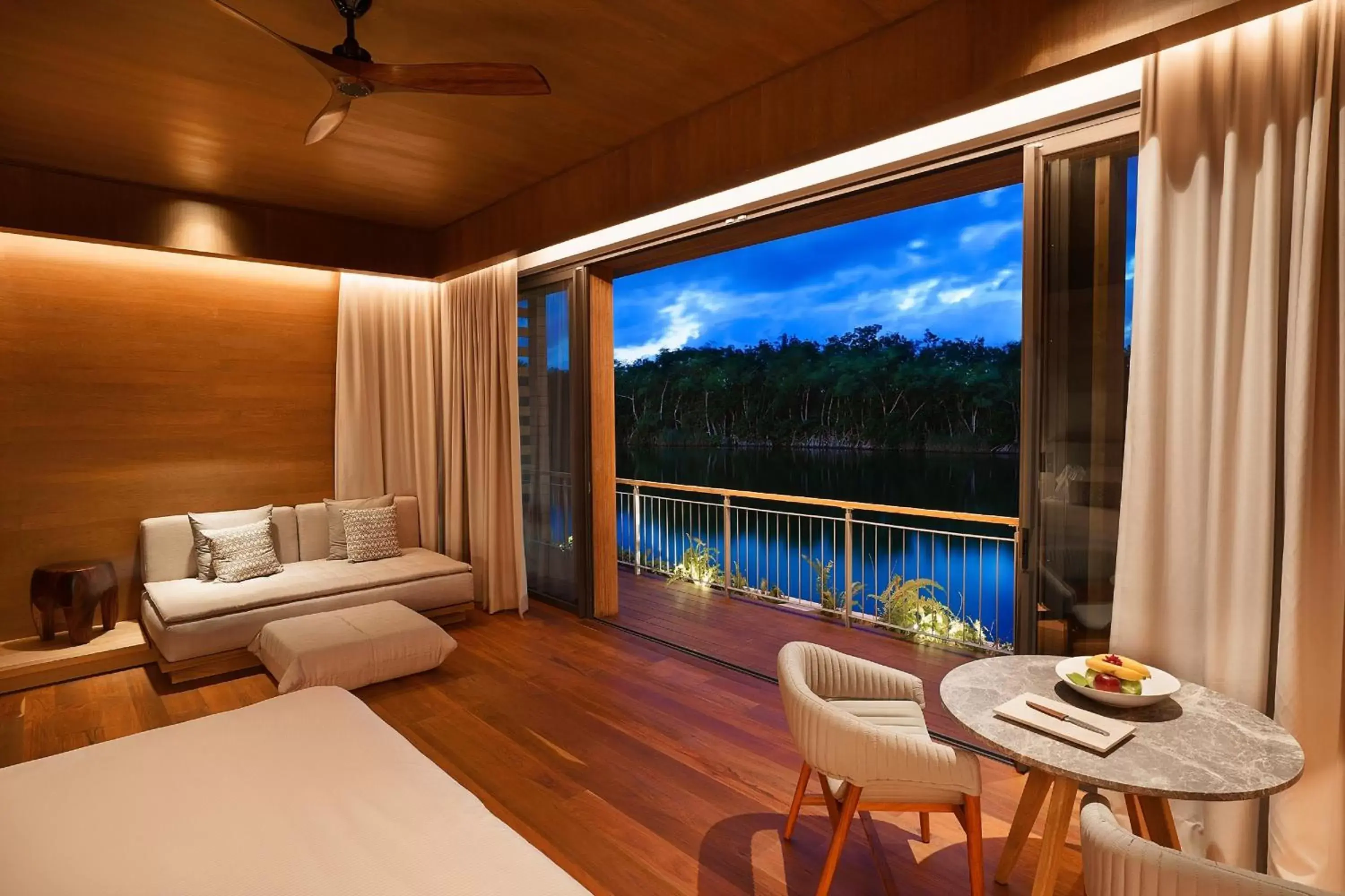 Natural landscape, Seating Area in Banyan Tree Mayakoba