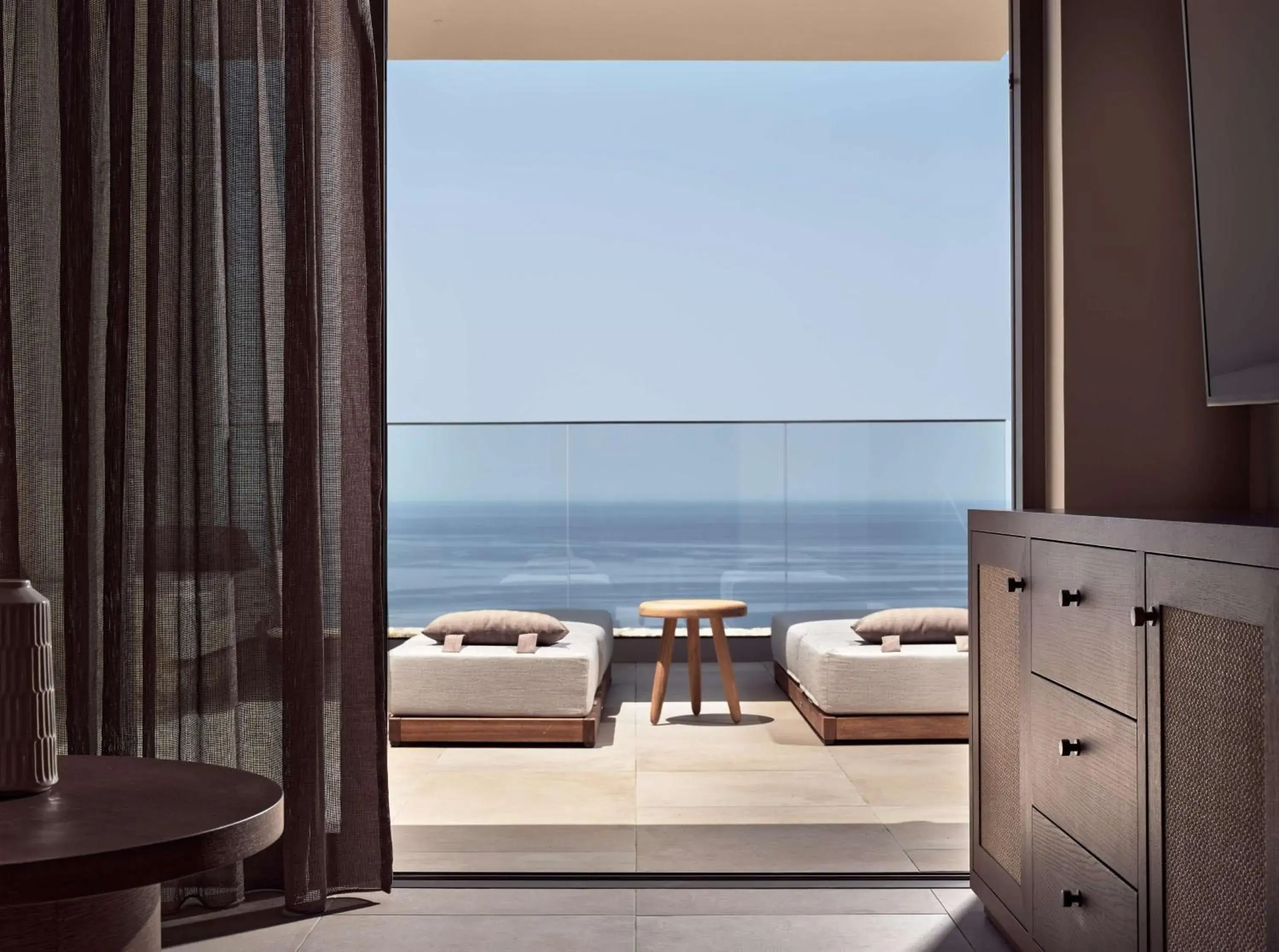 Bedroom, Sea View in The Royal Senses Resort Crete, Curio Collection by Hilton