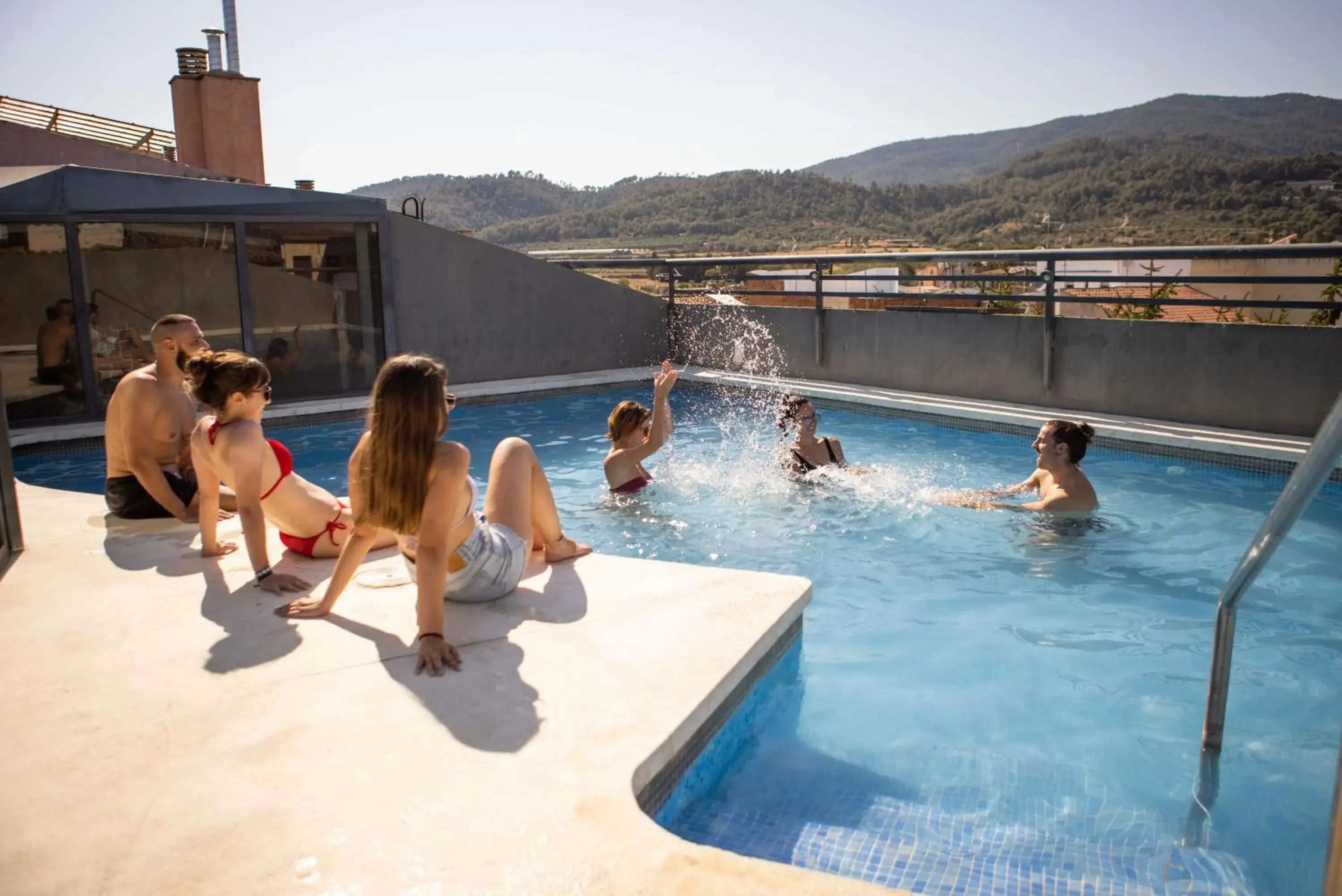 Swimming pool, Family in RVHotels Spa Vila de Caldes - Adults only