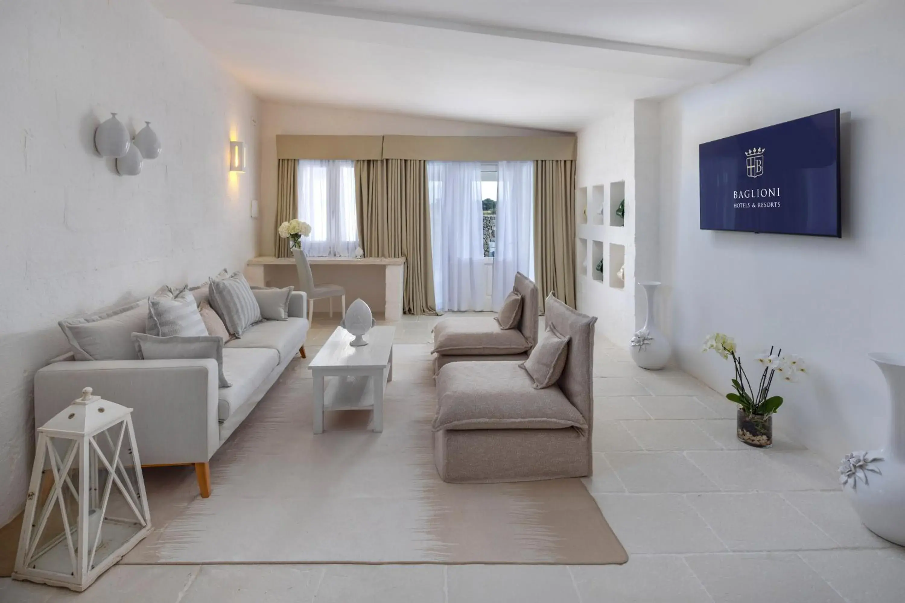 Living room, Seating Area in Baglioni Masseria Muzza