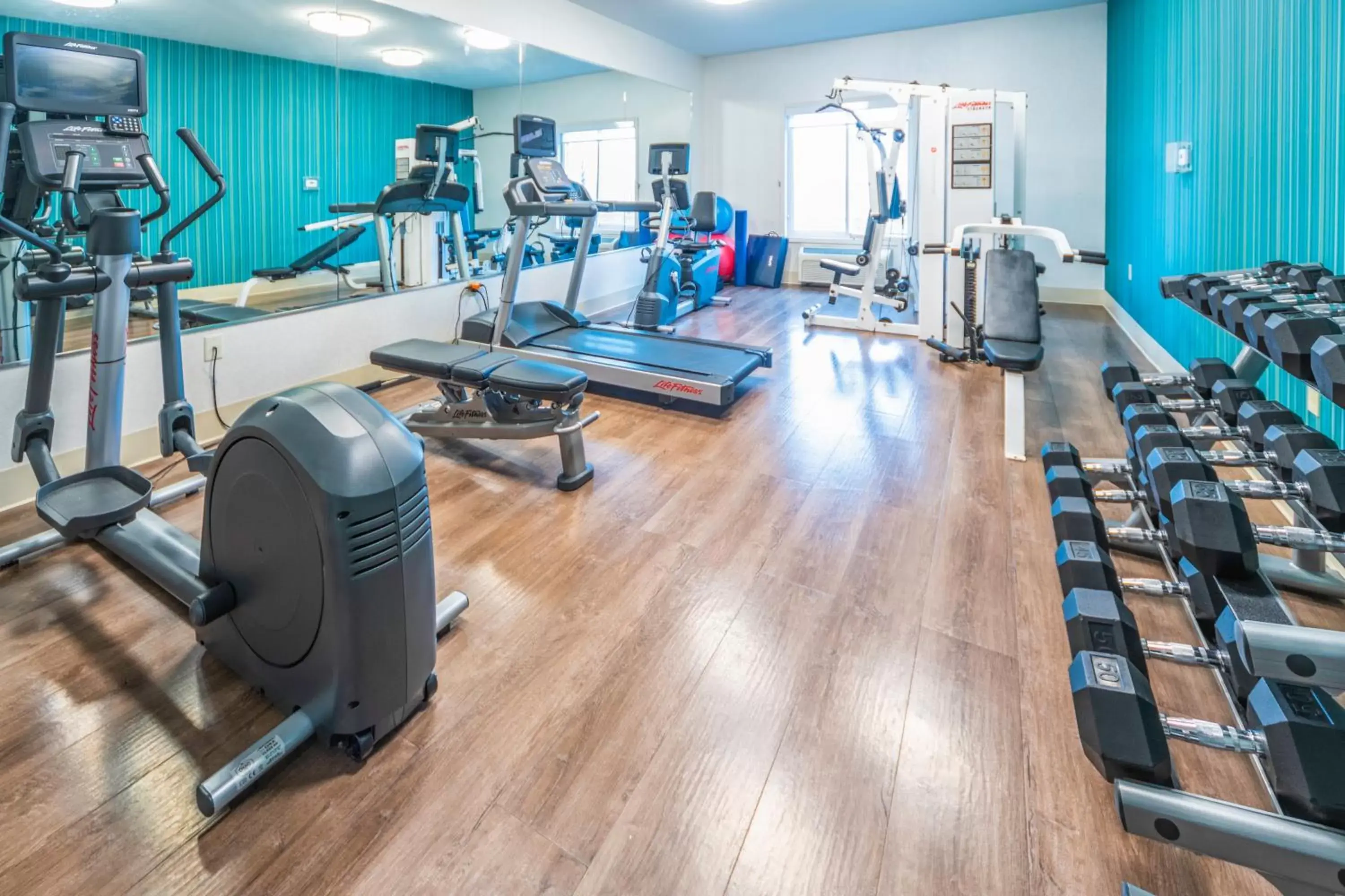 Spa and wellness centre/facilities, Fitness Center/Facilities in Holiday Inn Express Rochelle, an IHG Hotel