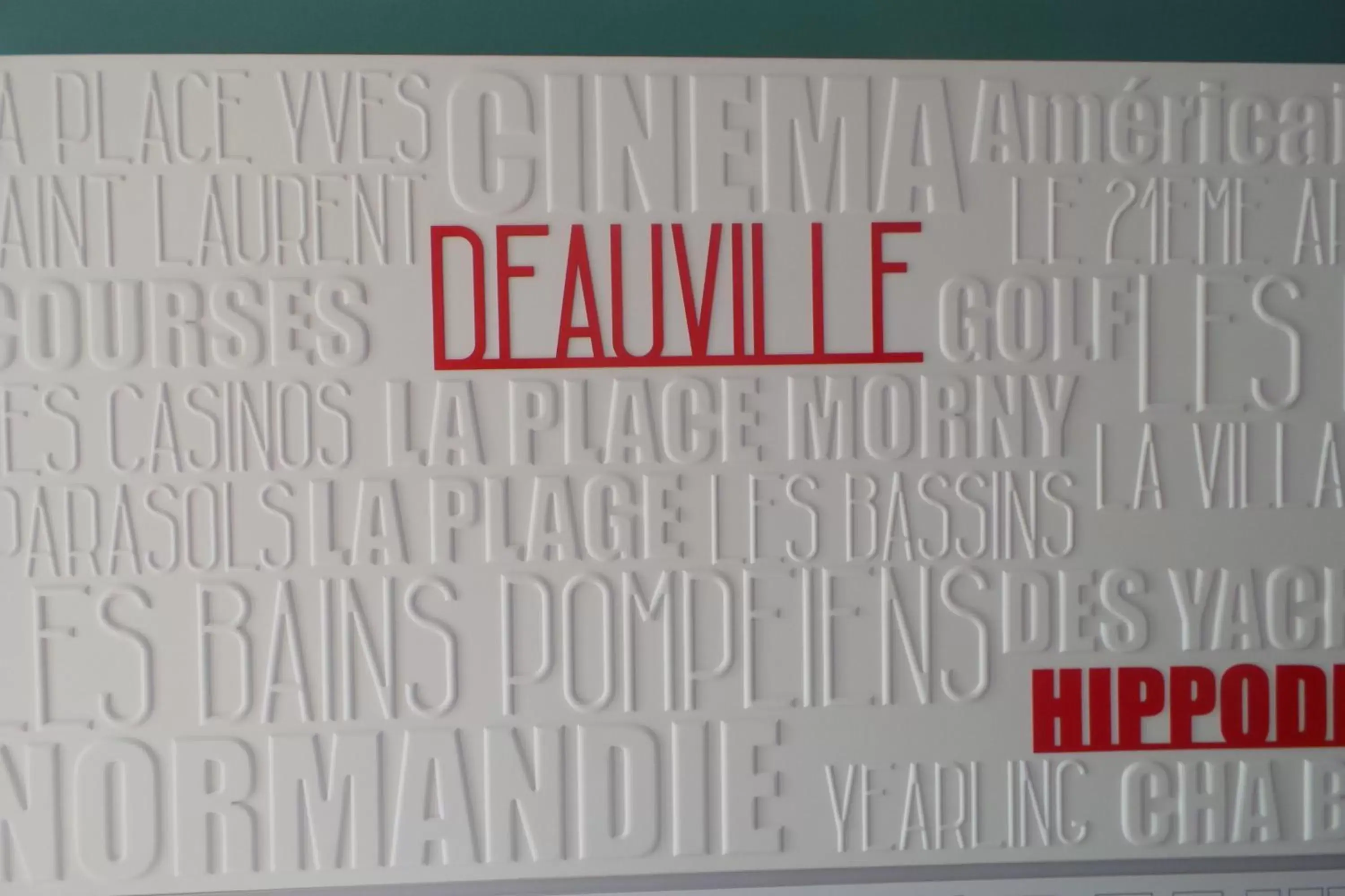 Decorative detail, Logo/Certificate/Sign/Award in ibis Styles Deauville Centre