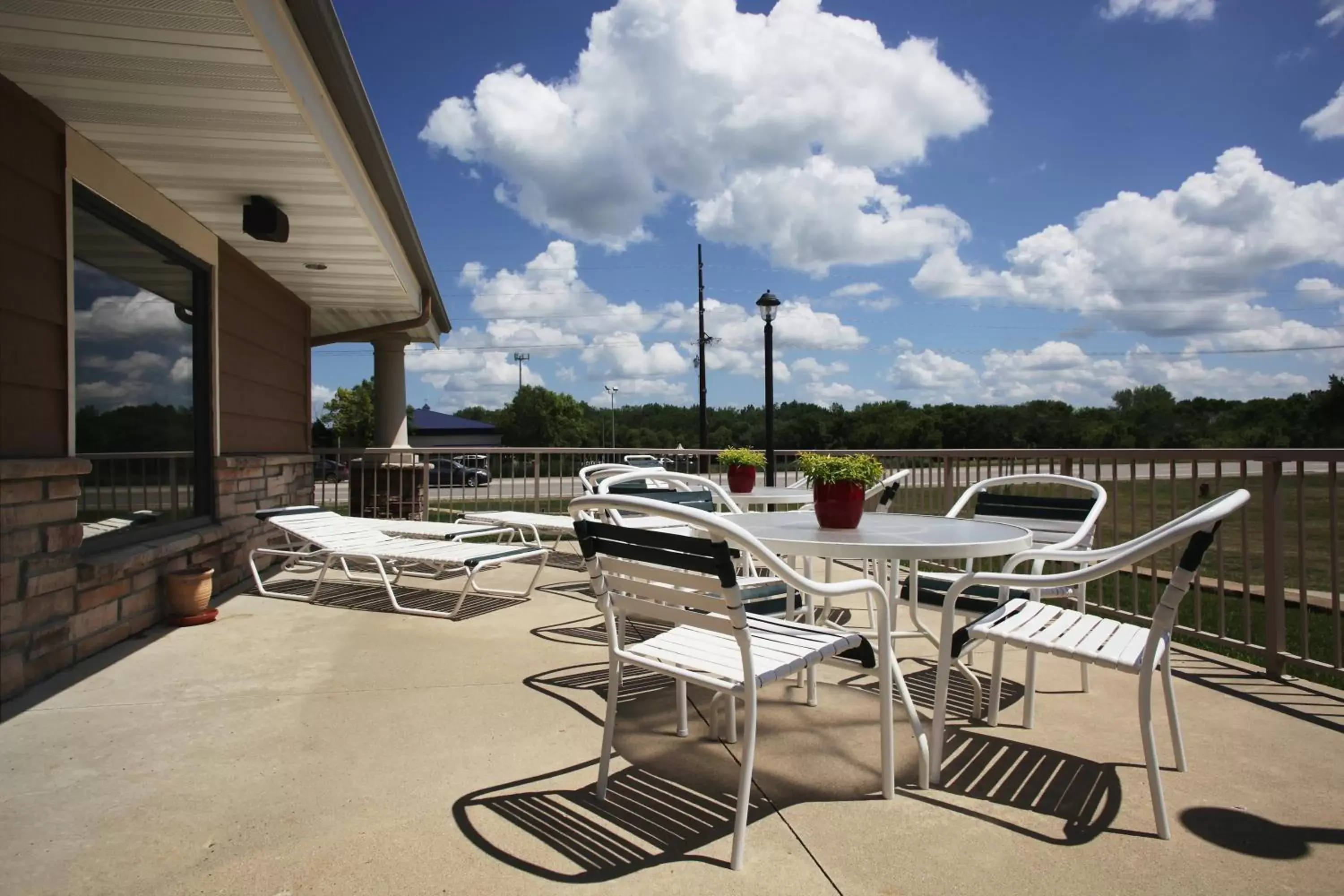 Balcony/Terrace in AmericInn by Wyndham Okoboji