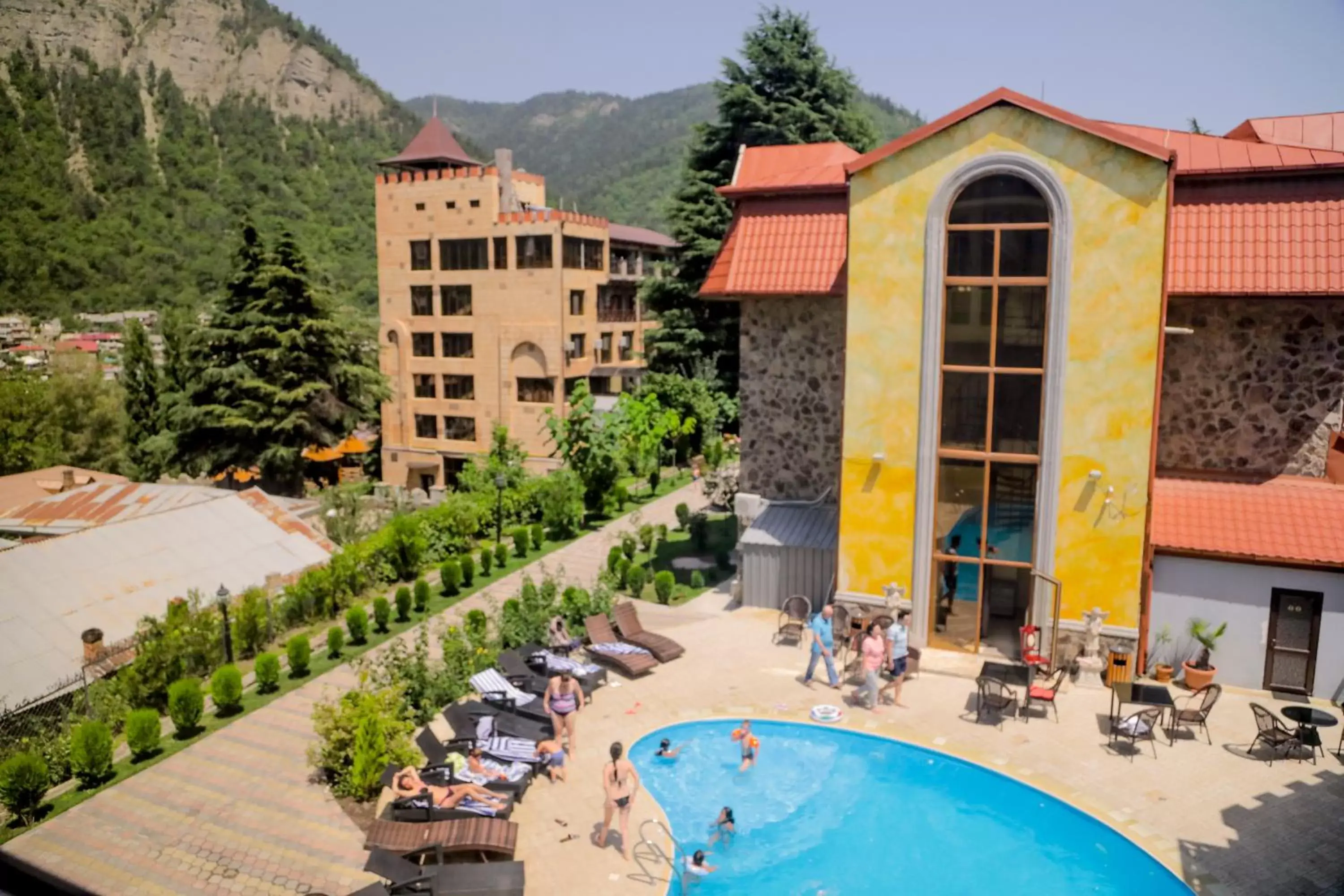Activities, Pool View in Borjomi Palace Health & Spa Center