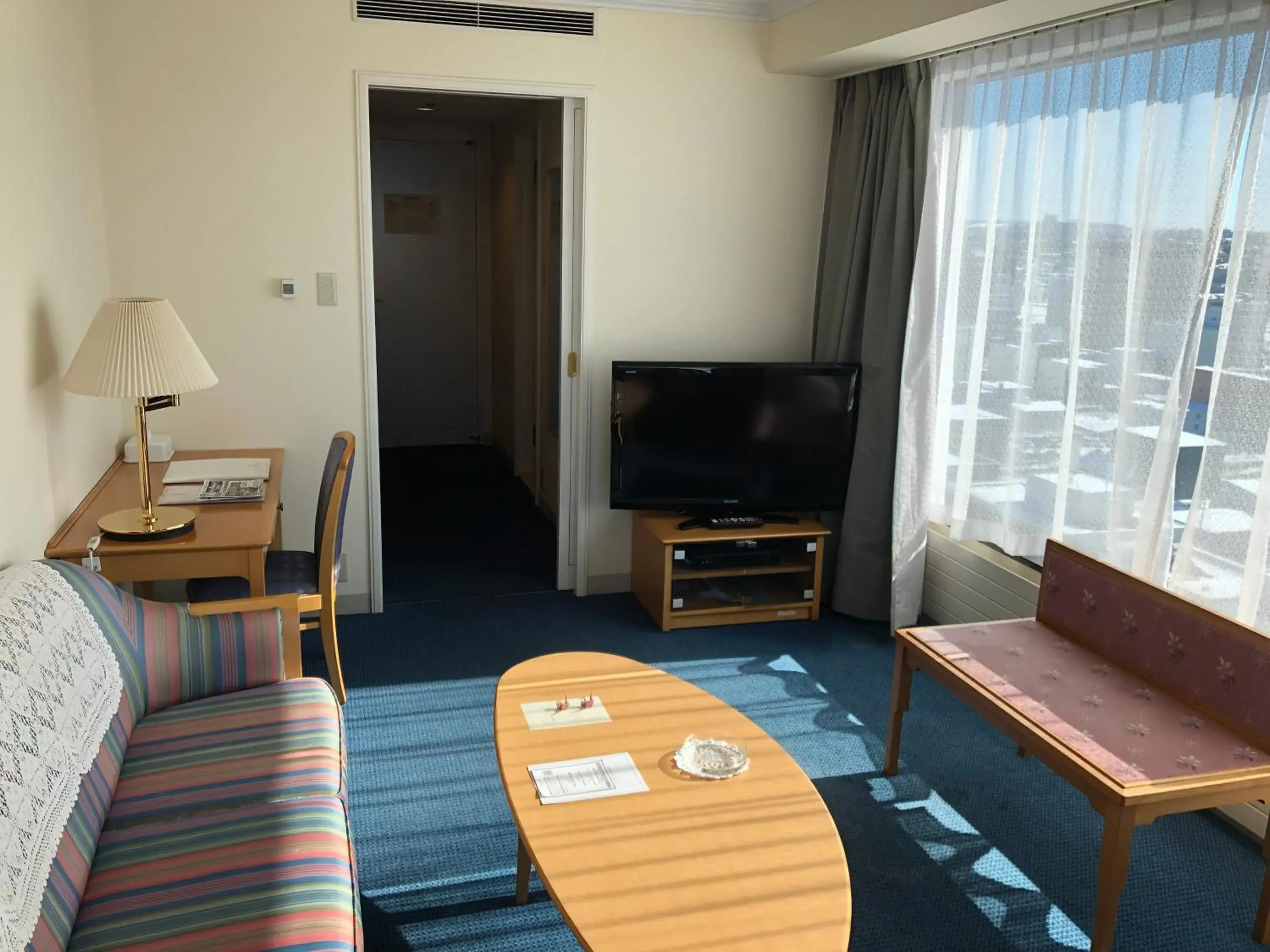 Living room, TV/Entertainment Center in Kushiro Prince Hotel