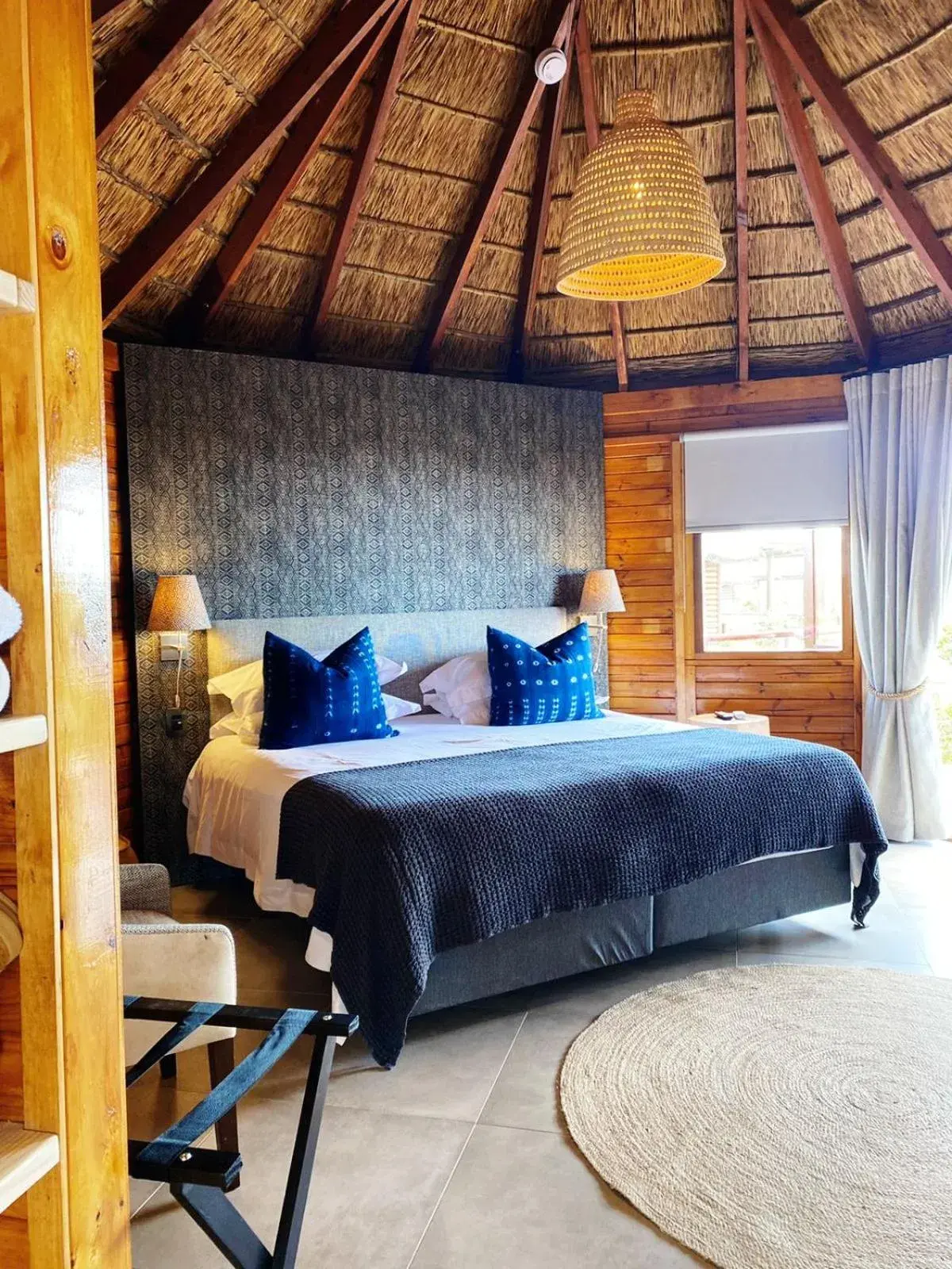 Bed in Garden Route Game Lodge