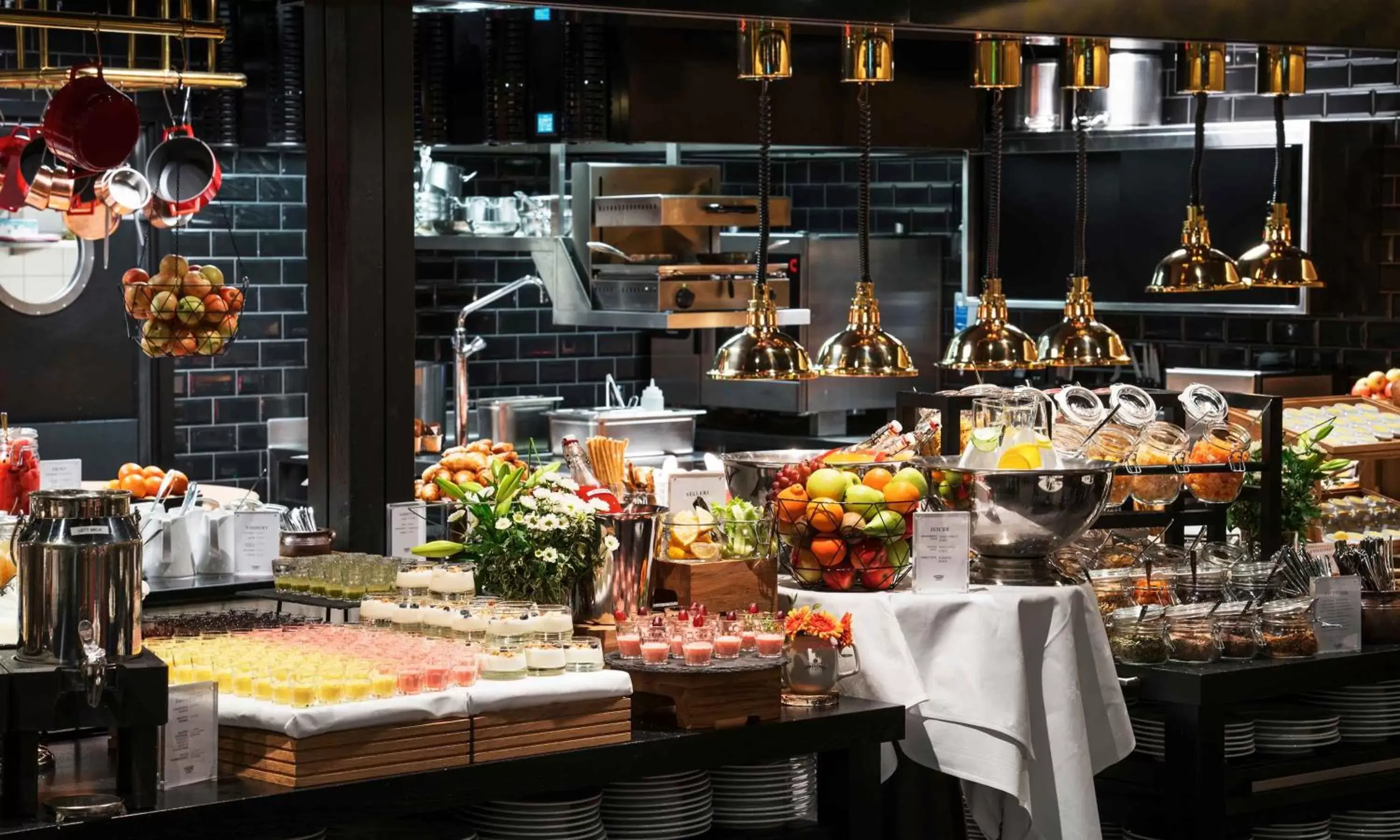Buffet breakfast in Thon Hotel Nordlys Buffet breakfast in Thon Hotel Nordlys