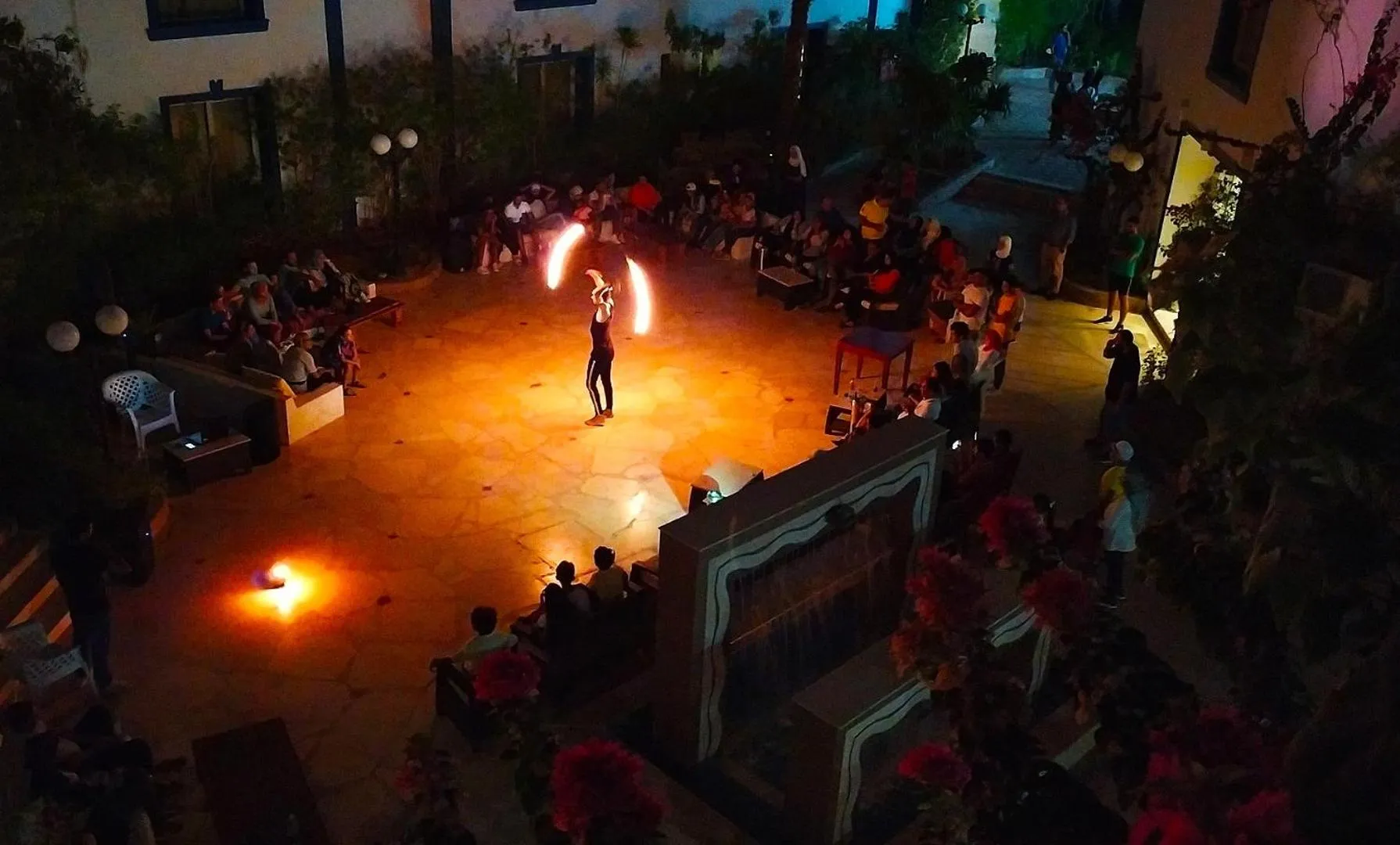 Evening entertainment in Naama Blue Hotel