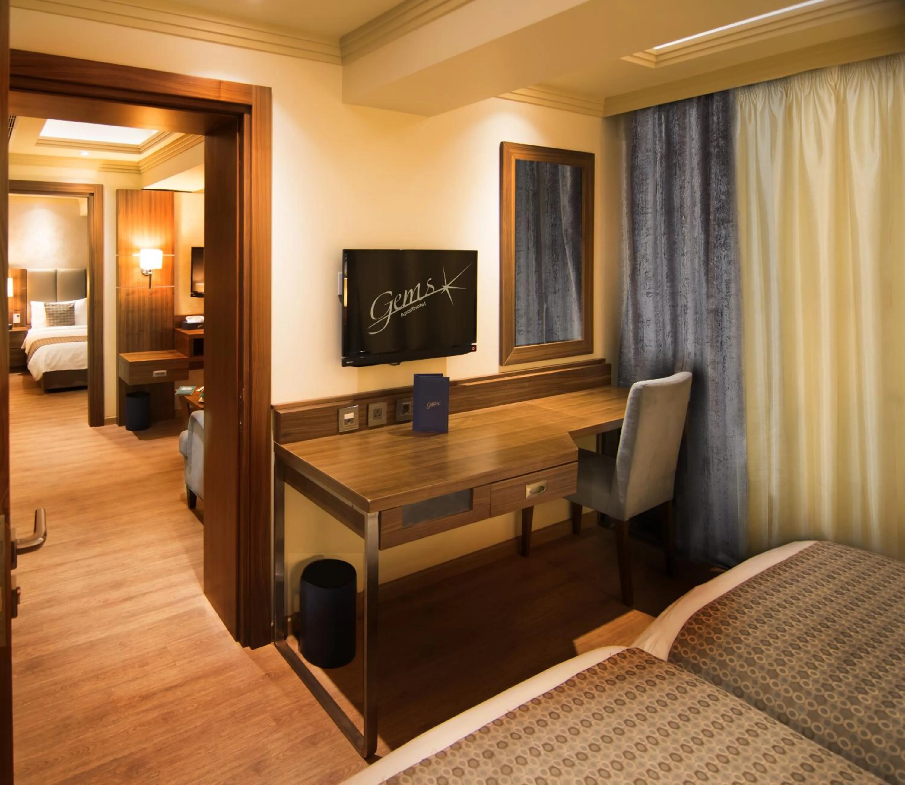 Bedroom, Bed in Gems Hotel