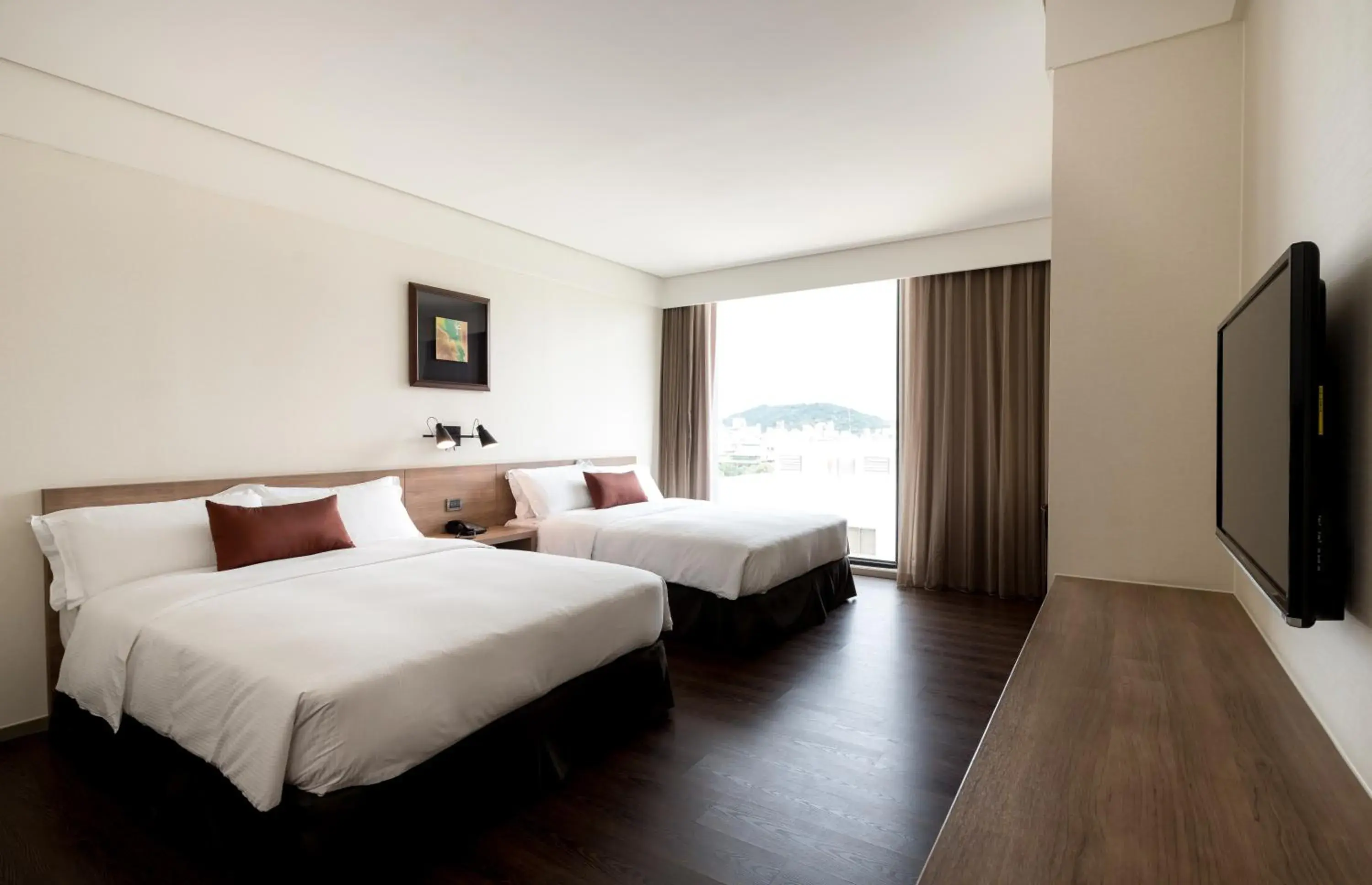 Bedroom, Bed in Just Sleep Hotel Hualien Zhongzheng