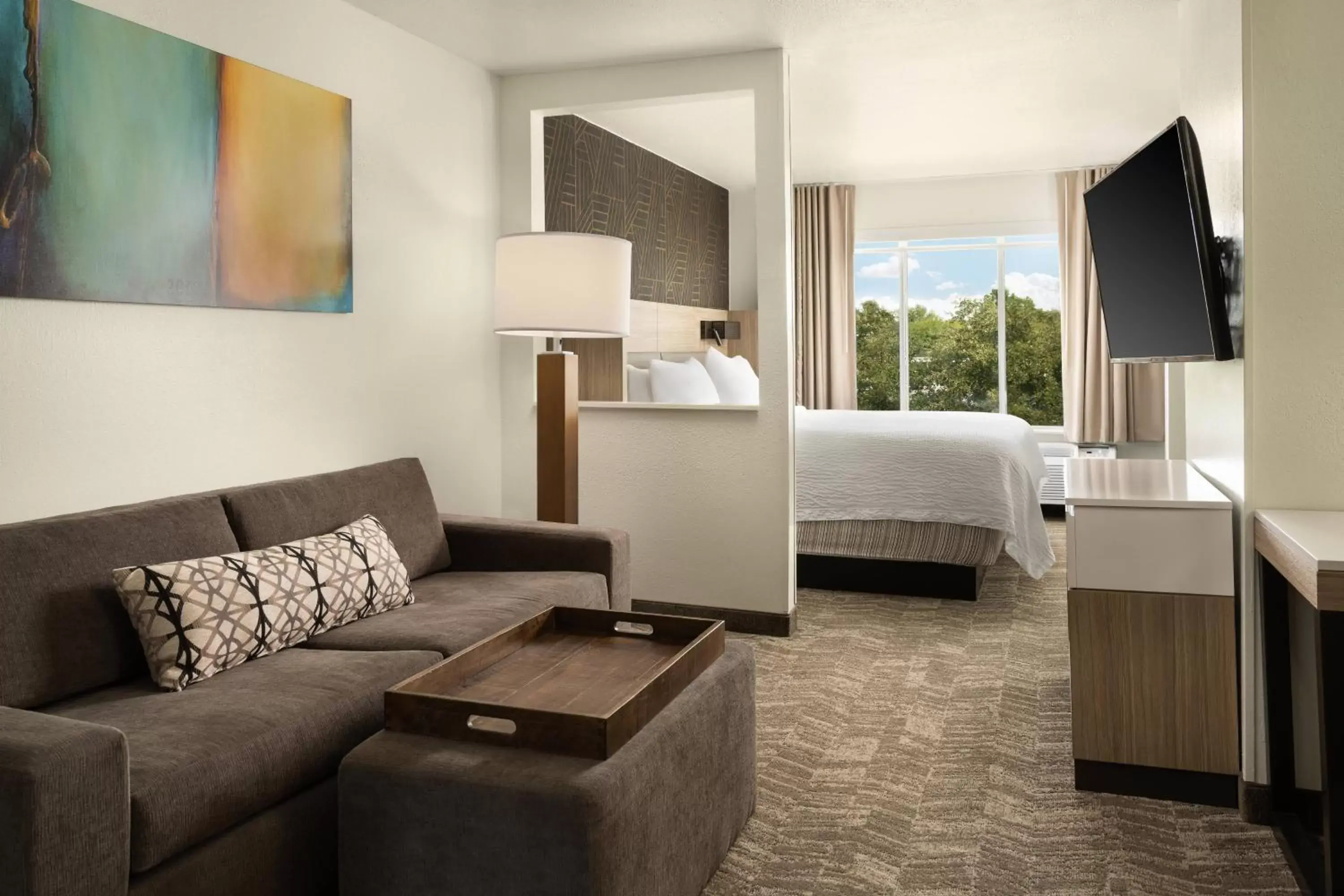 Photo of the whole room, Seating Area in SpringHill Suites Dallas Arlington North