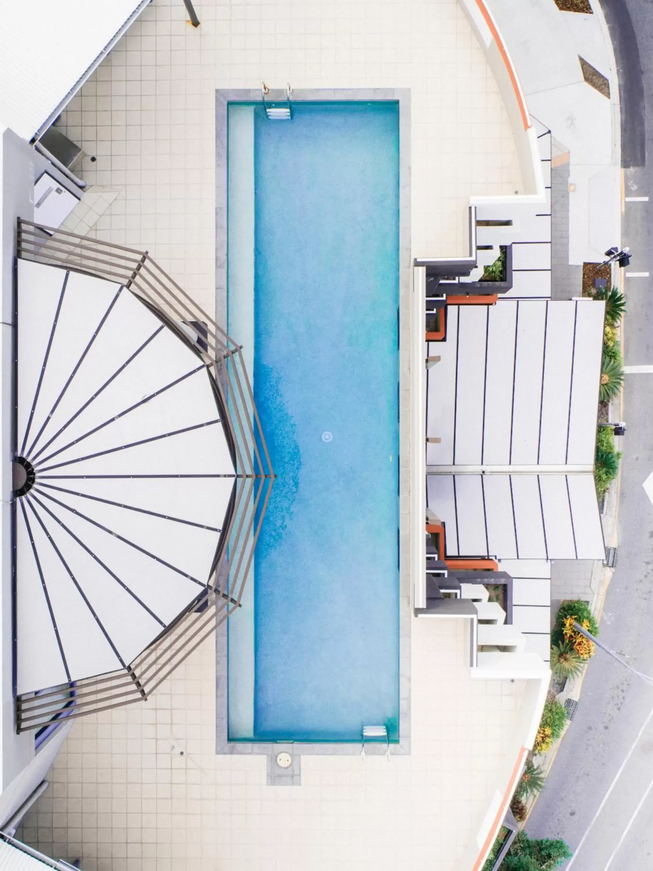 Bird's eye view, Swimming Pool in Gabba Central Apartments