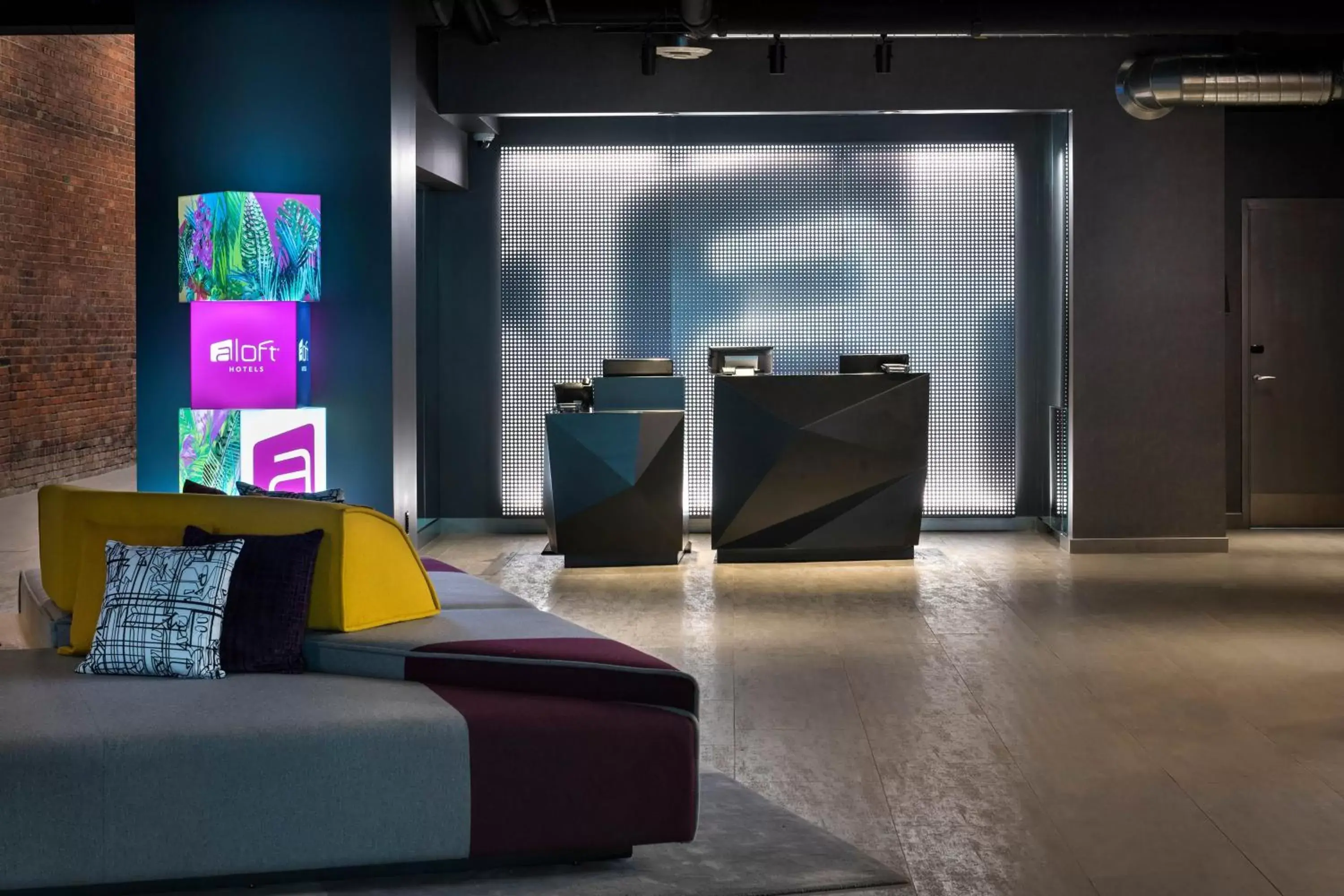 Lobby or reception, Lobby/Reception in Aloft Buffalo Downtown