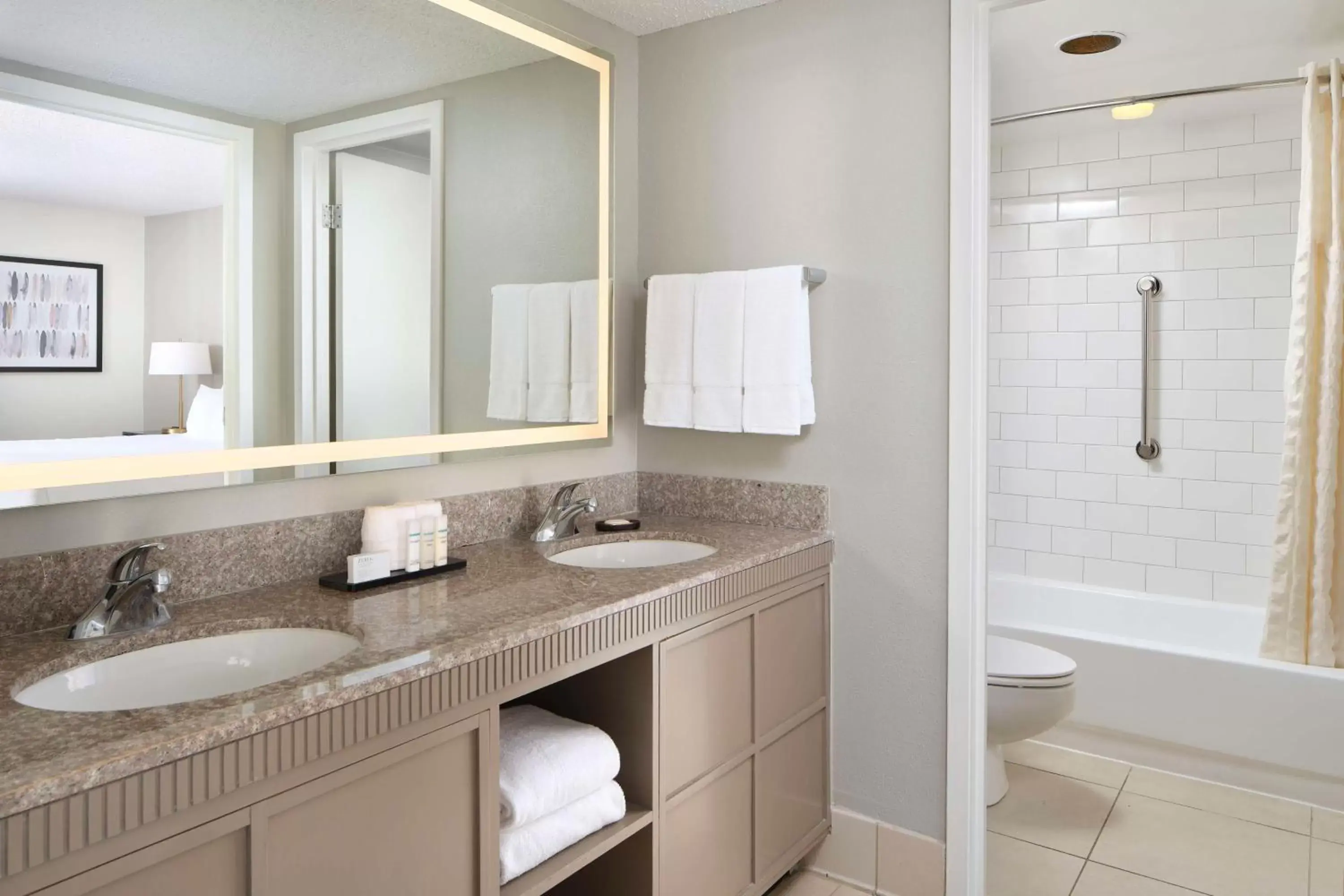 Bathroom in Embassy Suites by Hilton Myrtle Beach Oceanfront Resort