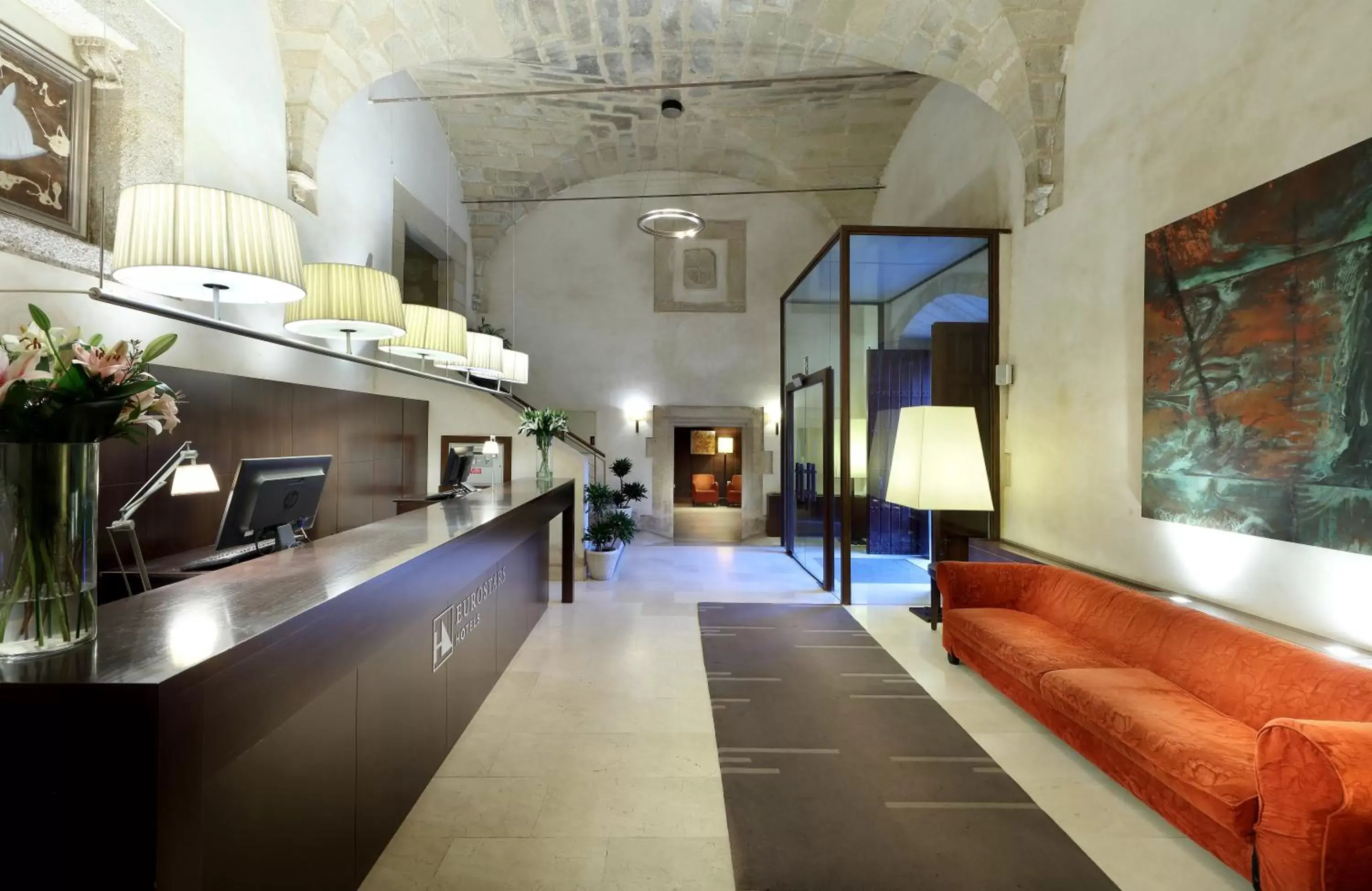 Lobby or reception in Eurostars Palacio de Santa Marta Lobby or reception in Eurostars Palacio de Santa Marta