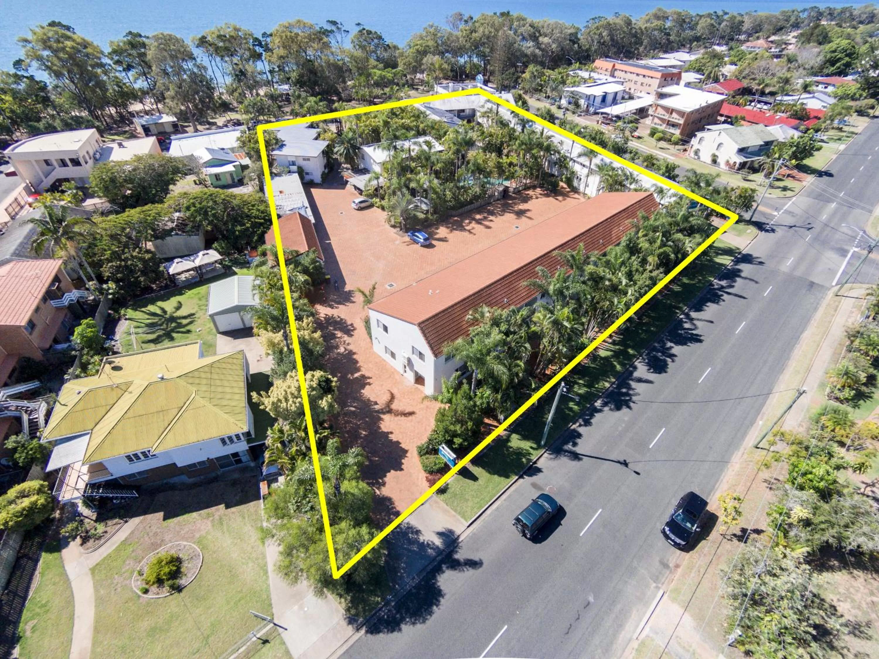 Bird's eye view in The Beach Motel Hervey Bay