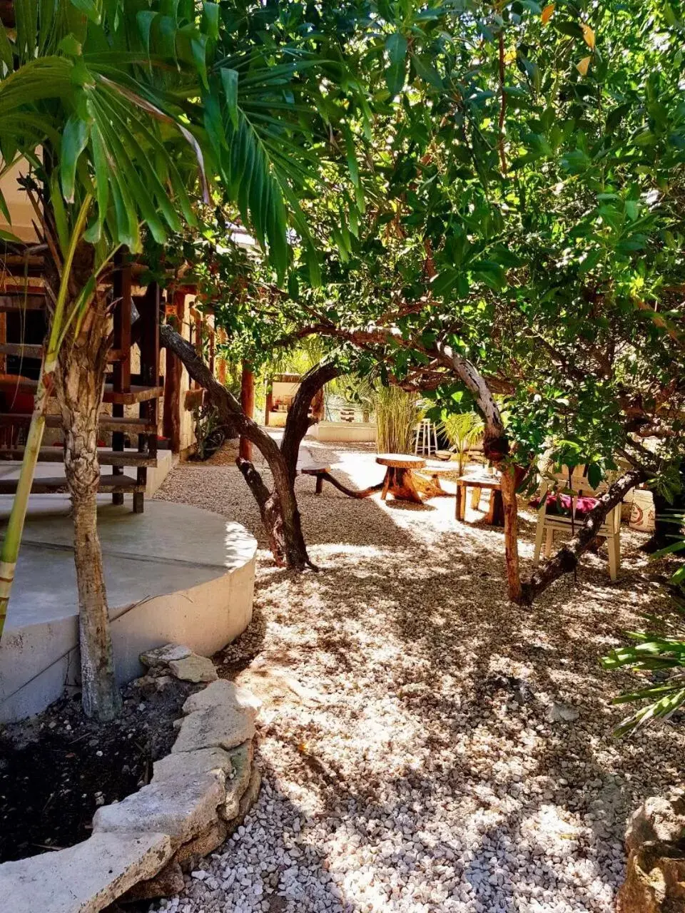 Garden in La Casa de Mia Tulum