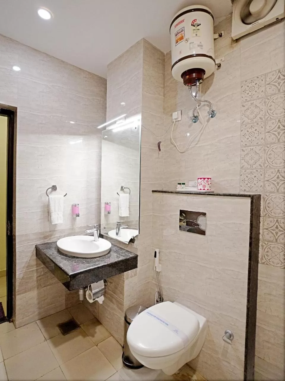 Bathroom in Indira Nikunj Rubystone Exotic