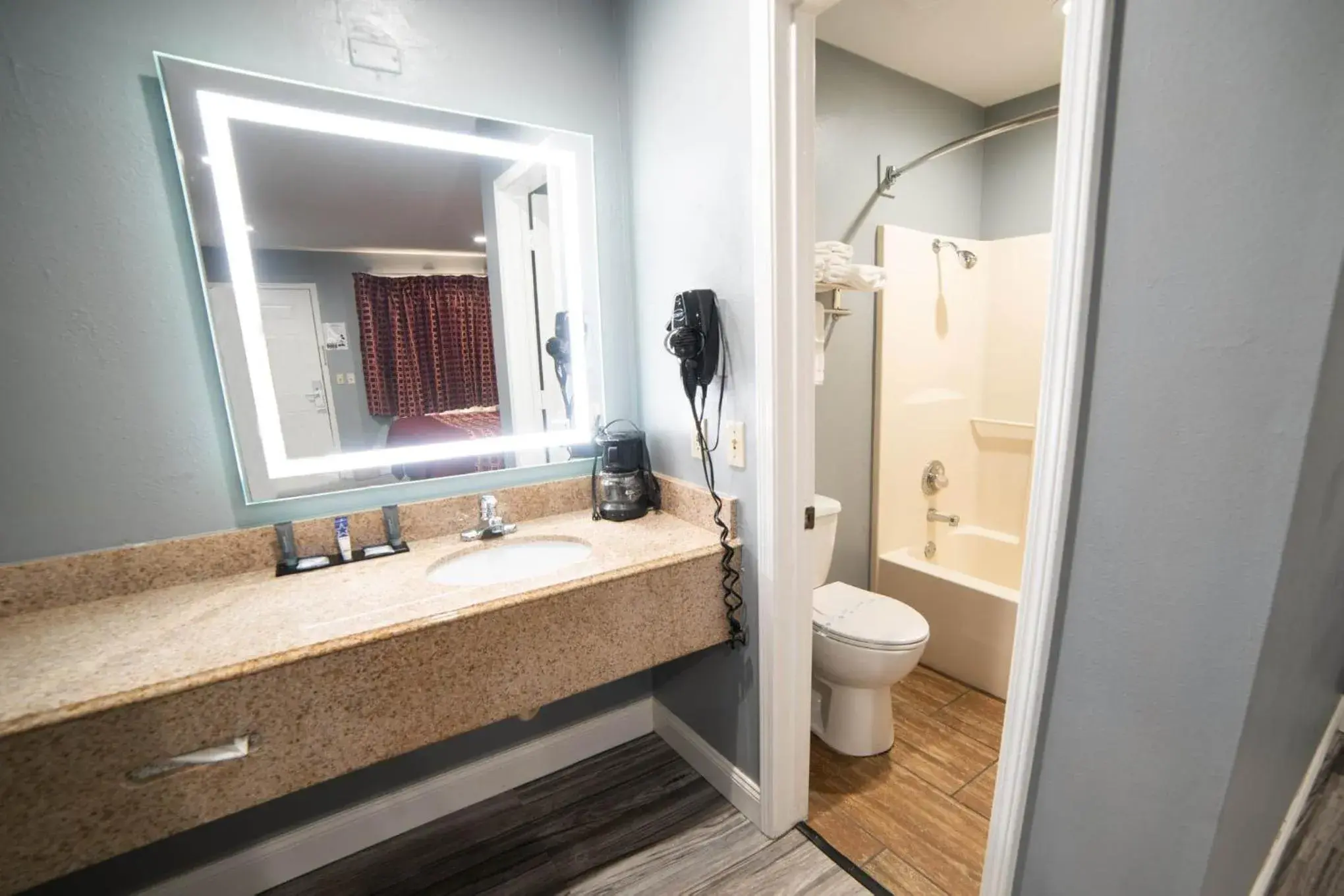 Shower, Bathroom in Americas Best Value Inn and Suites Siloam Springs
