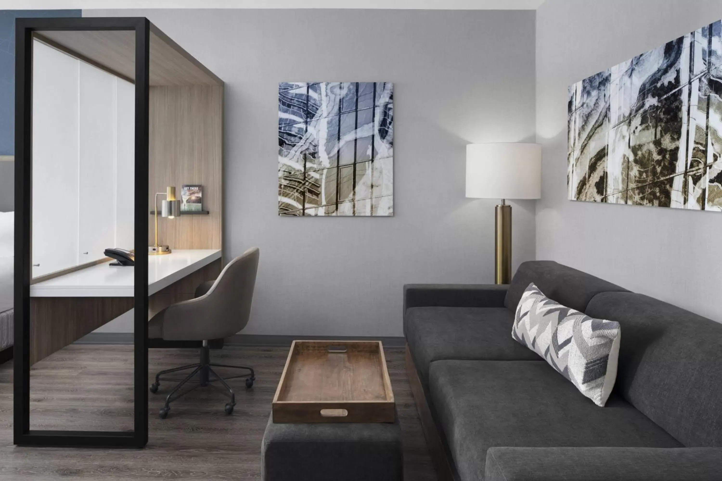 Living room, Seating Area in SpringHill Suites by Marriott Tuckahoe Westchester County